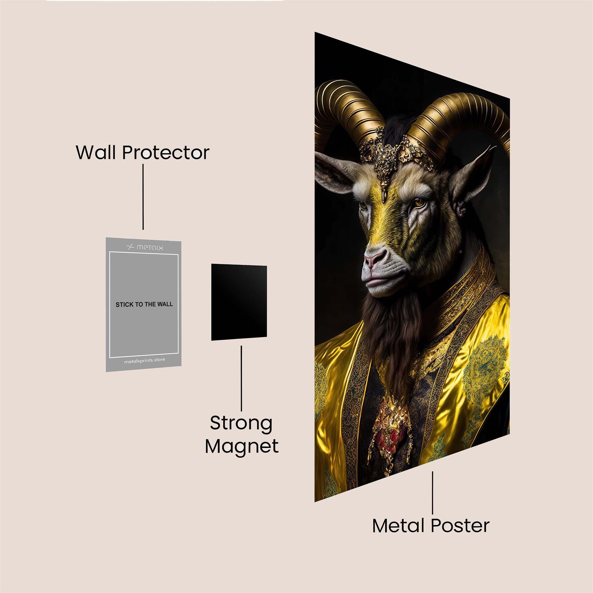 Capricorn Regal Safe Wall Magnetic / M