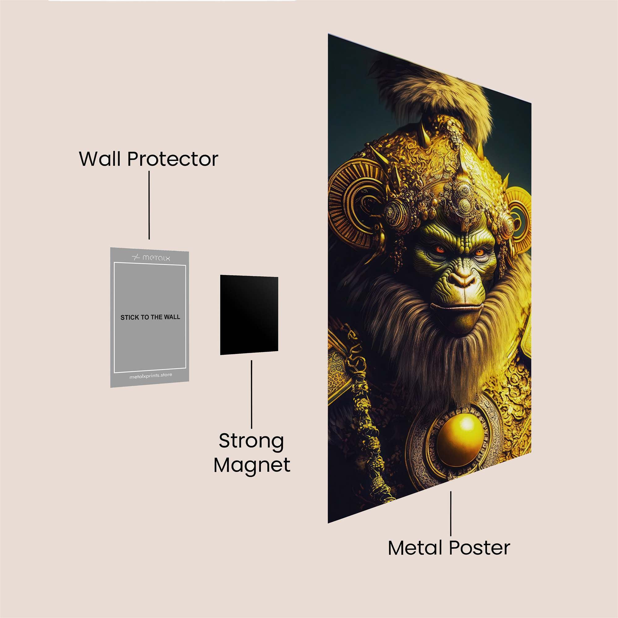 Hanuman Regal Safe Wall Magnetic / M
