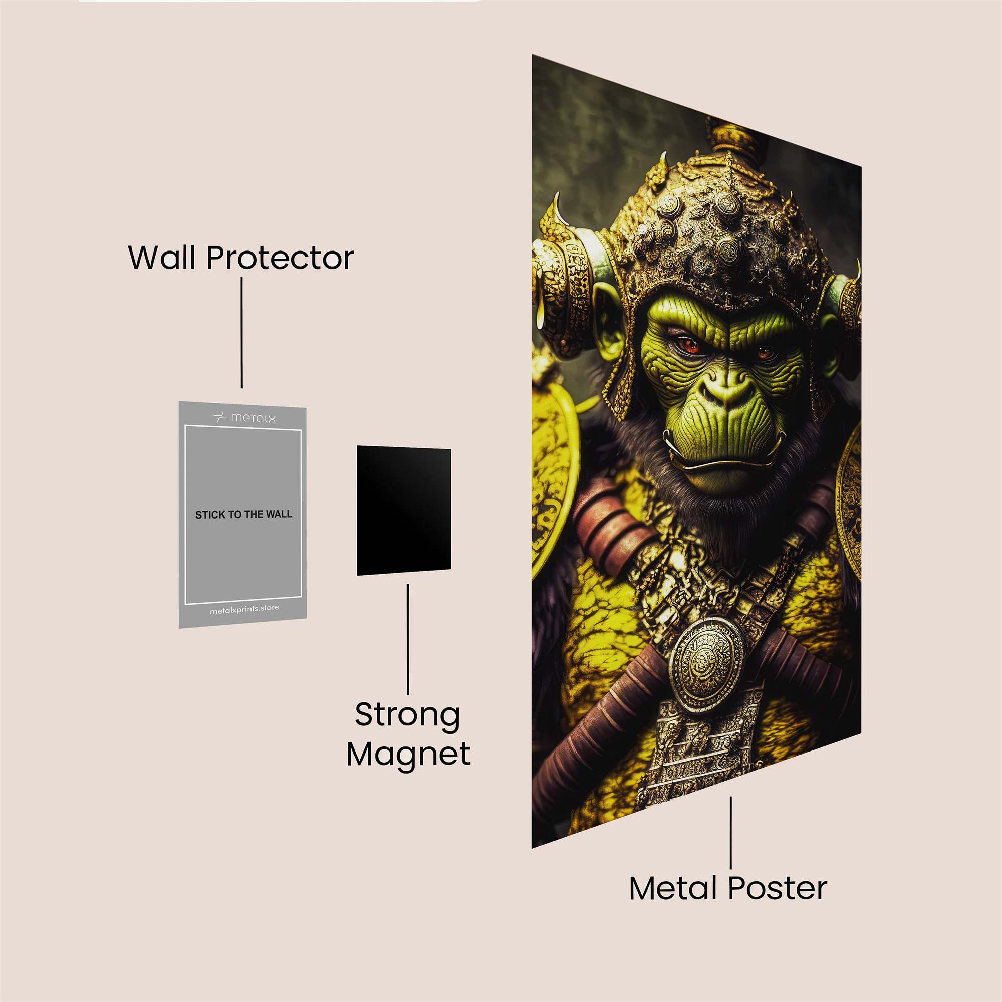 Hanuman Regal Safe Wall Magnetic / M