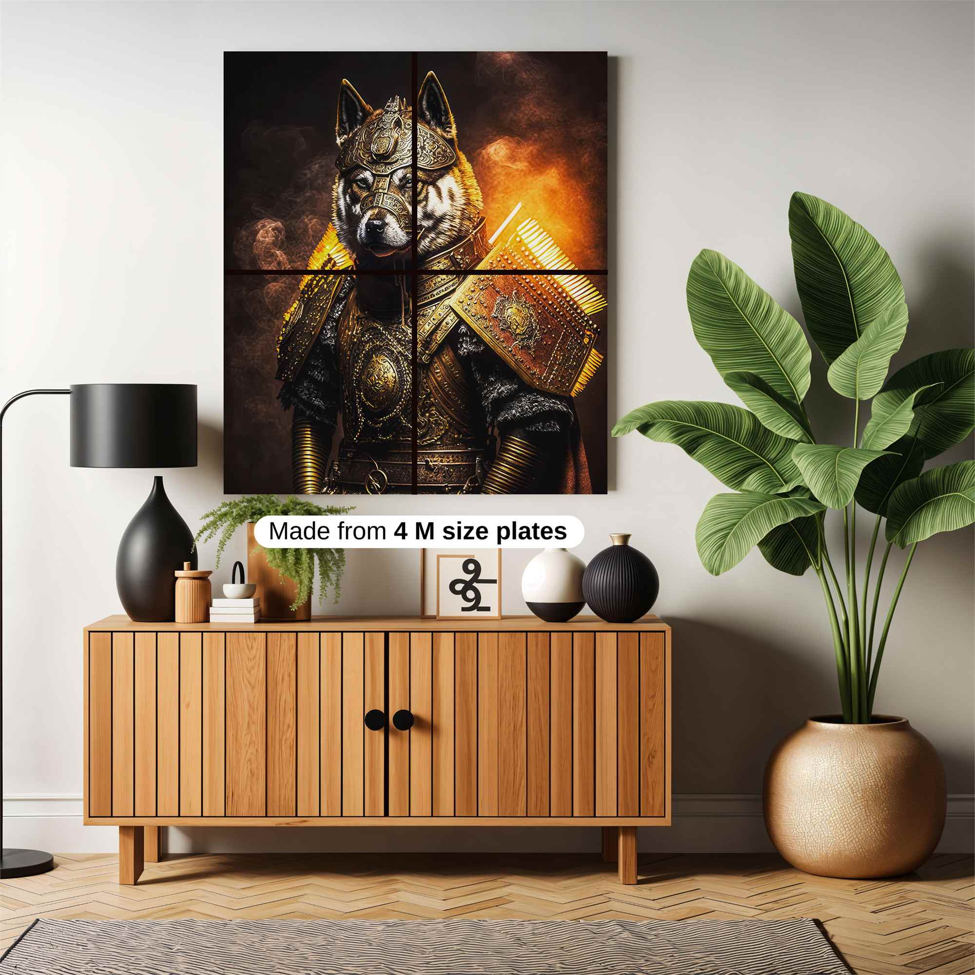 Warrior Wolf Safe Wall Magnetic / M