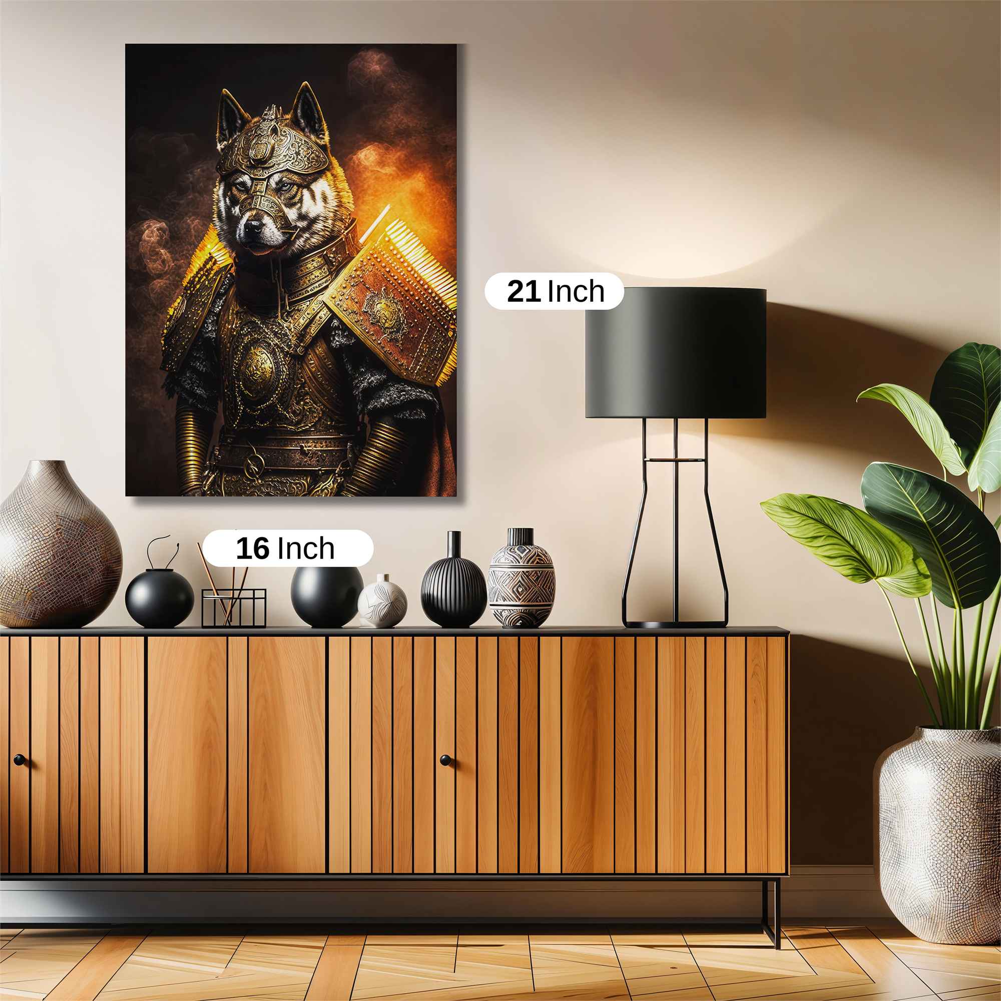 Warrior Wolf Safe Wall Magnetic / M