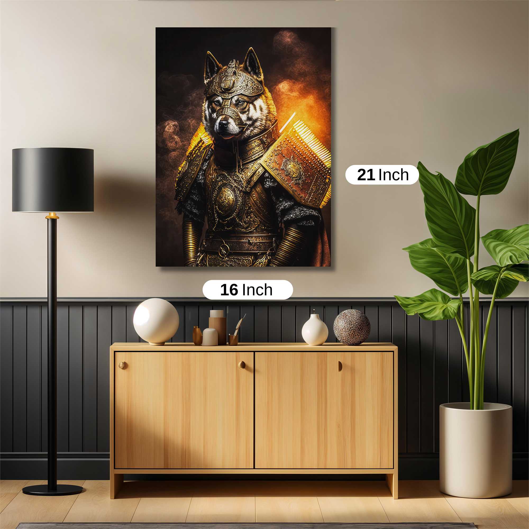 Warrior Wolf Safe Wall Magnetic / M