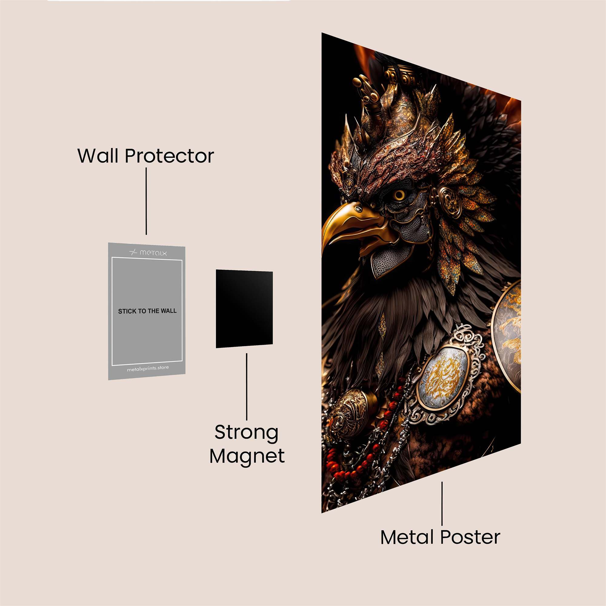 Phoenix Regal Safe Wall Magnetic / M