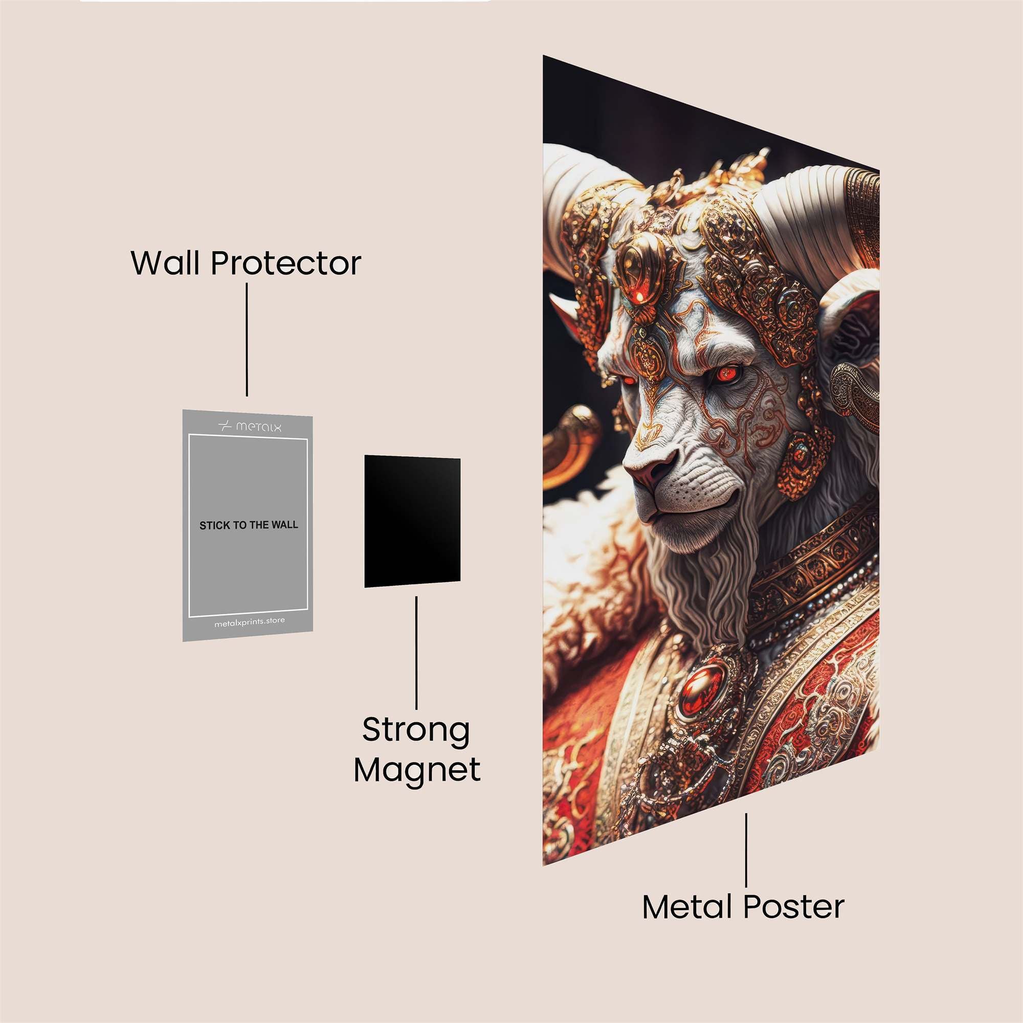 Regal Ram Safe Wall Magnetic / M