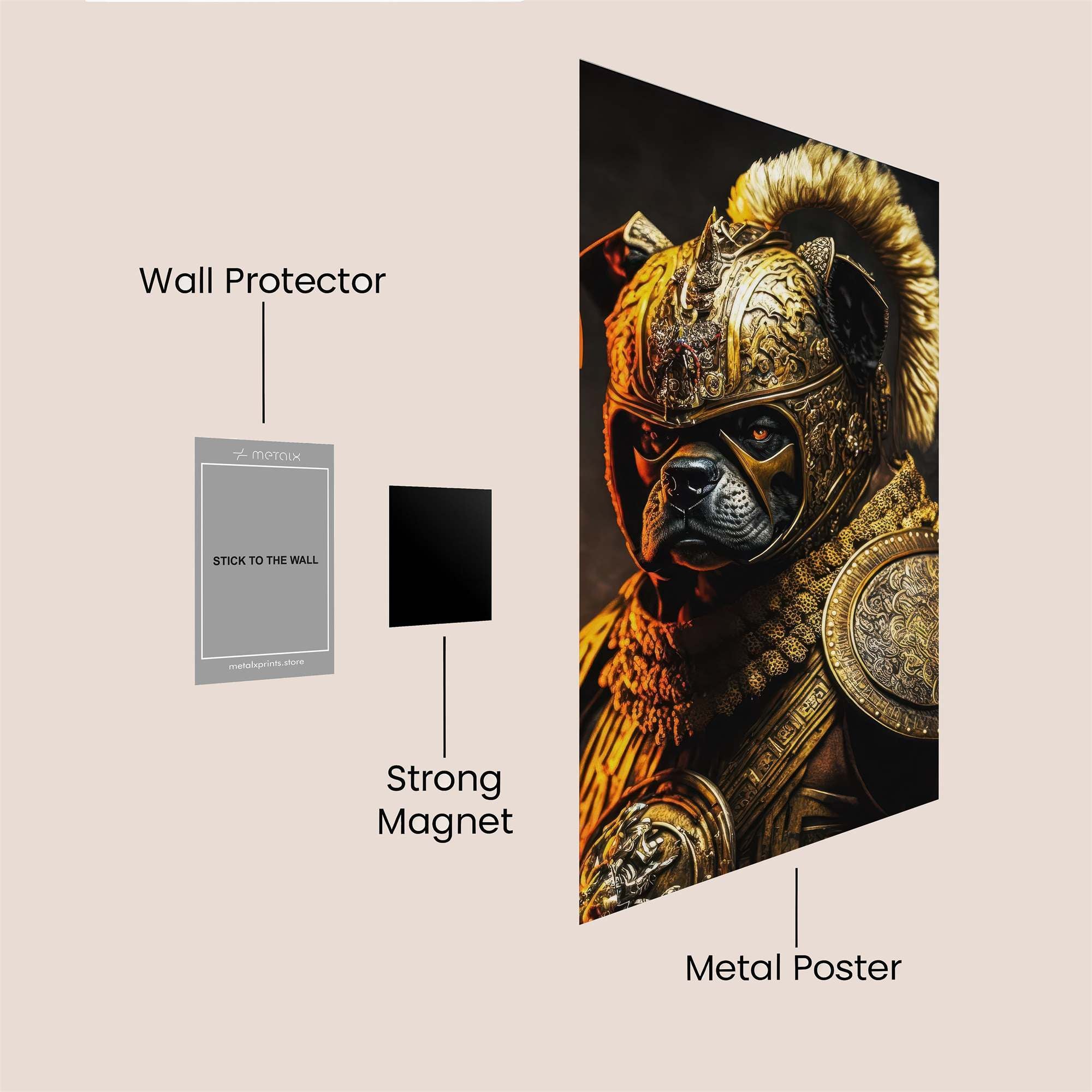 Warrior Valor Safe Wall Magnetic / M