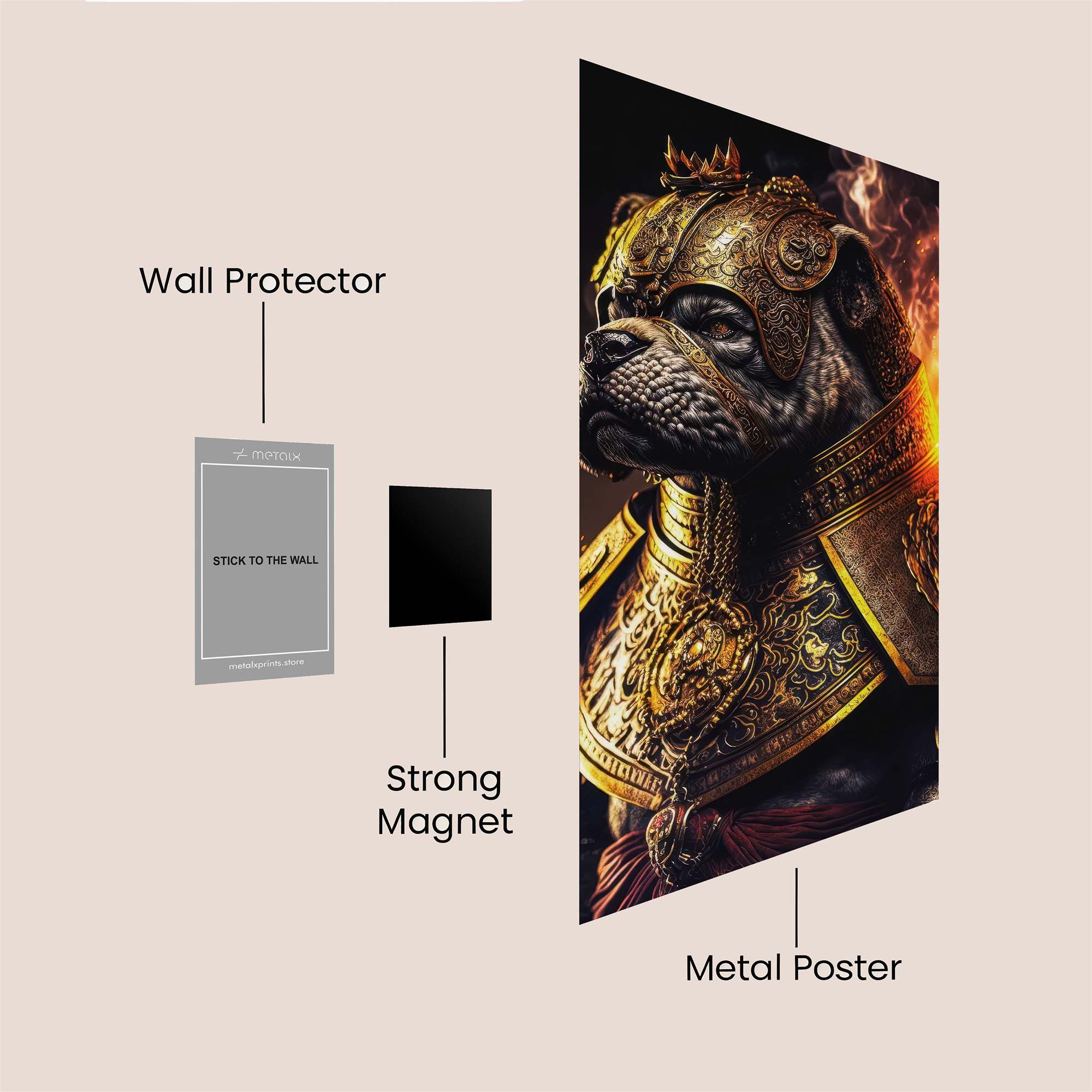 Regal Blaze Safe Wall Magnetic / M