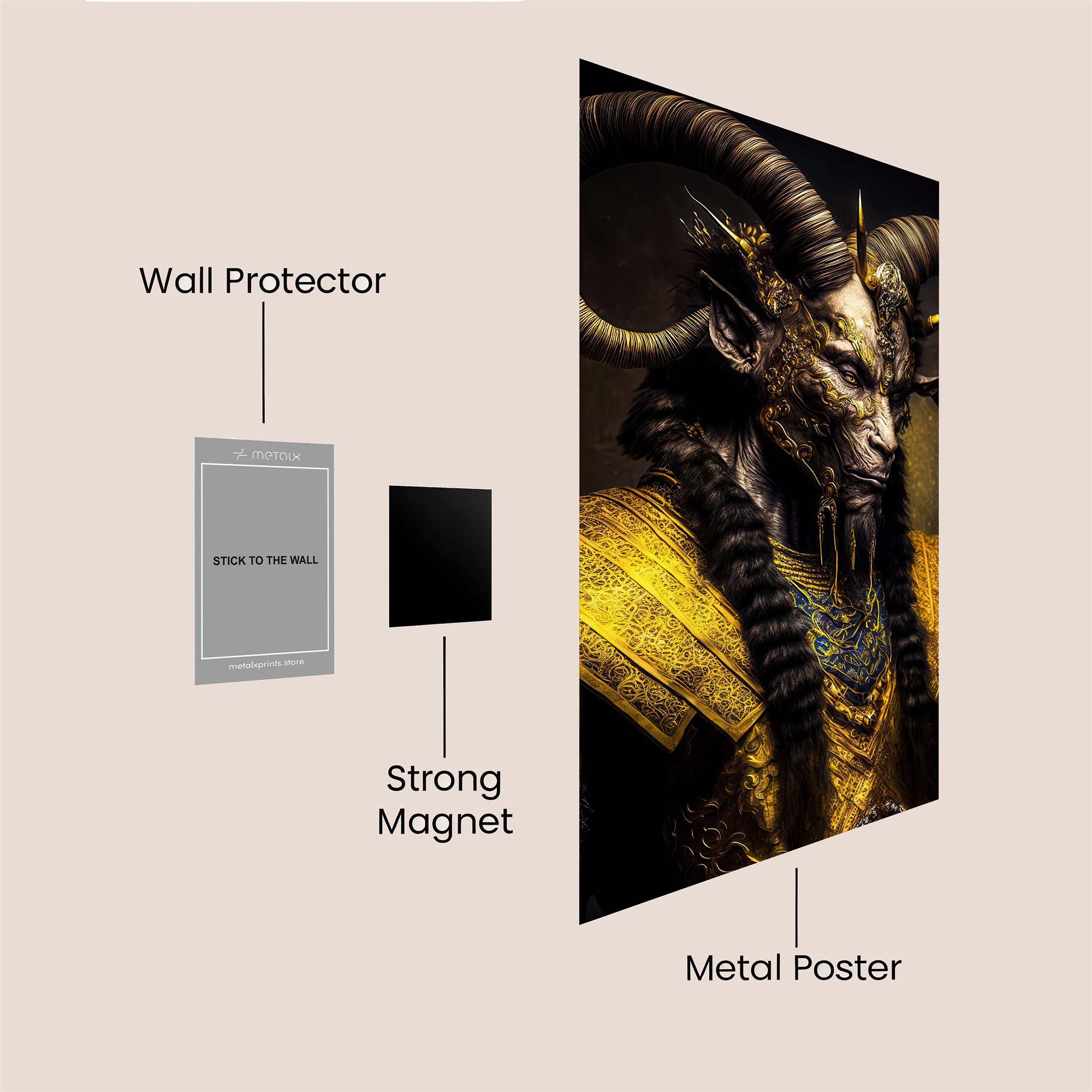 Demon Regal Safe Wall Magnetic / M