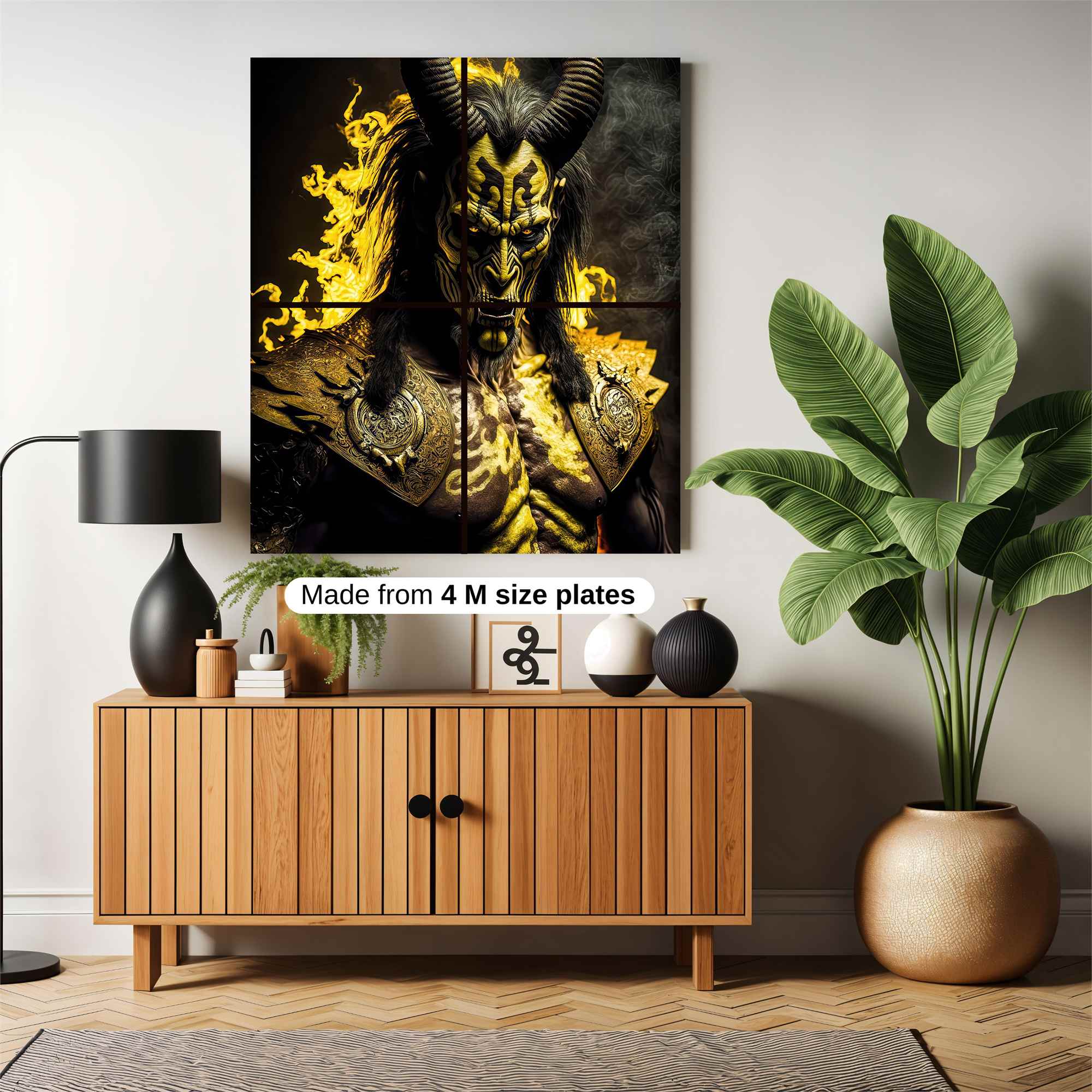 Demon Unleashed Safe Wall Magnetic / M