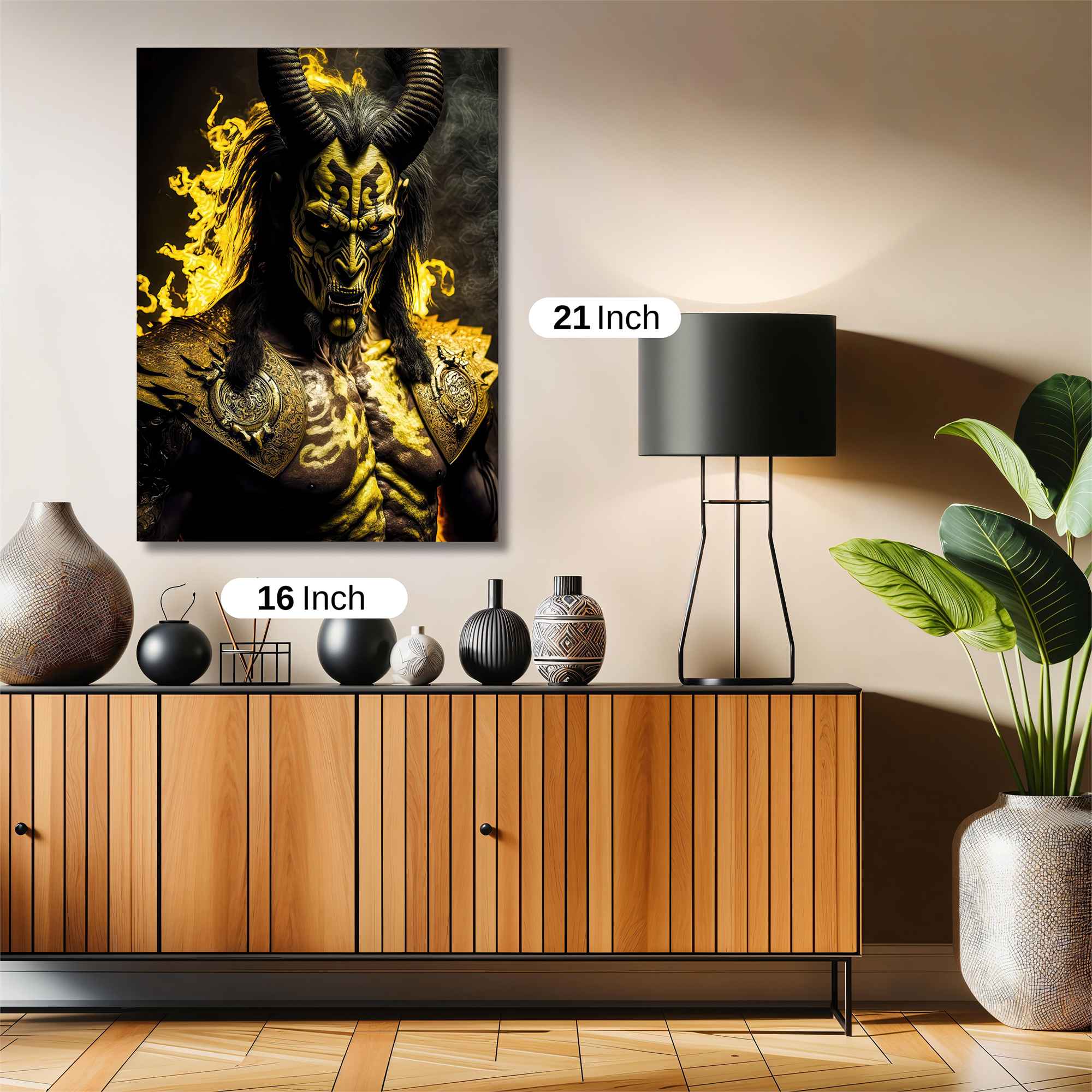 Demon Unleashed Safe Wall Magnetic / M