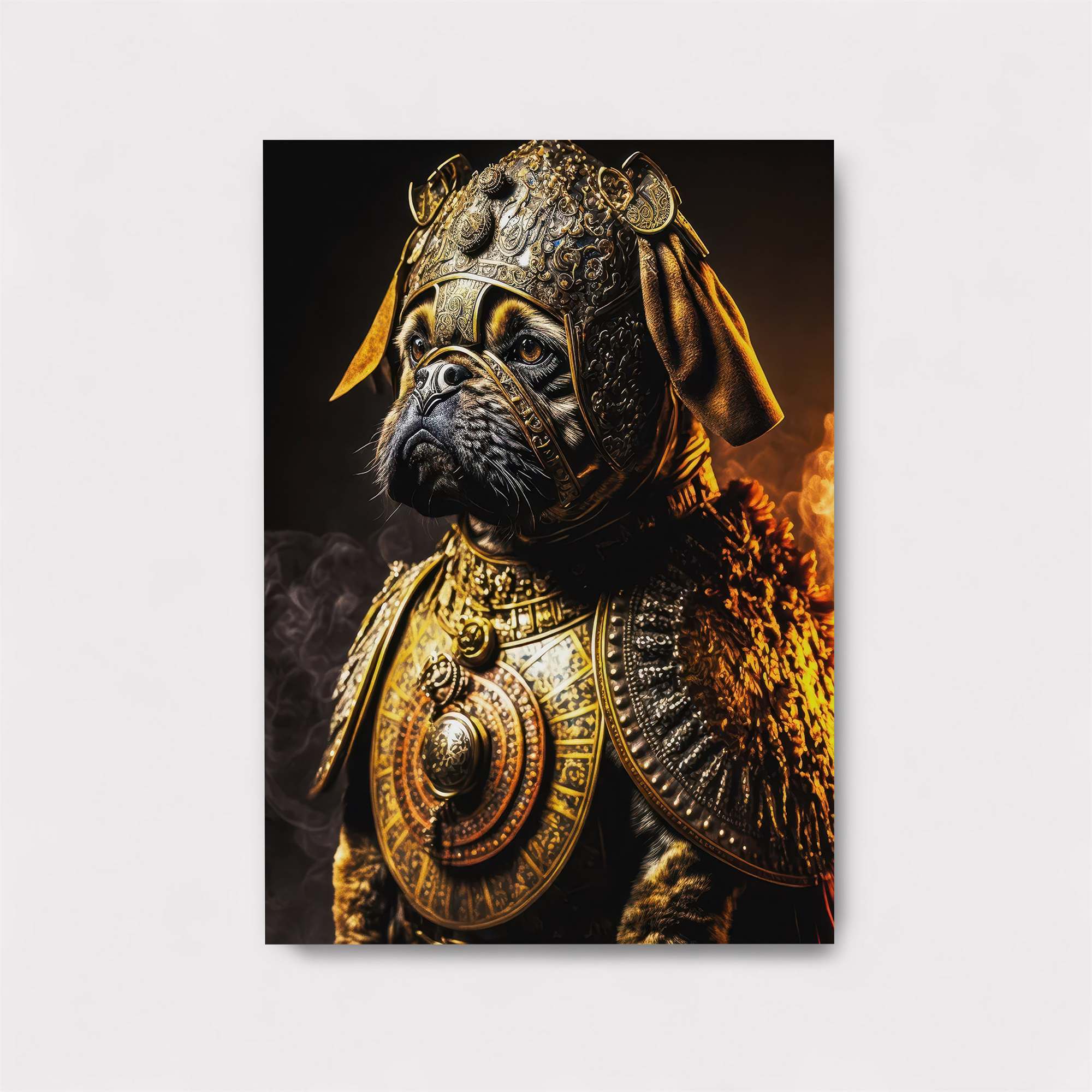 Pug Warrior Safe Wall Magnetic / M