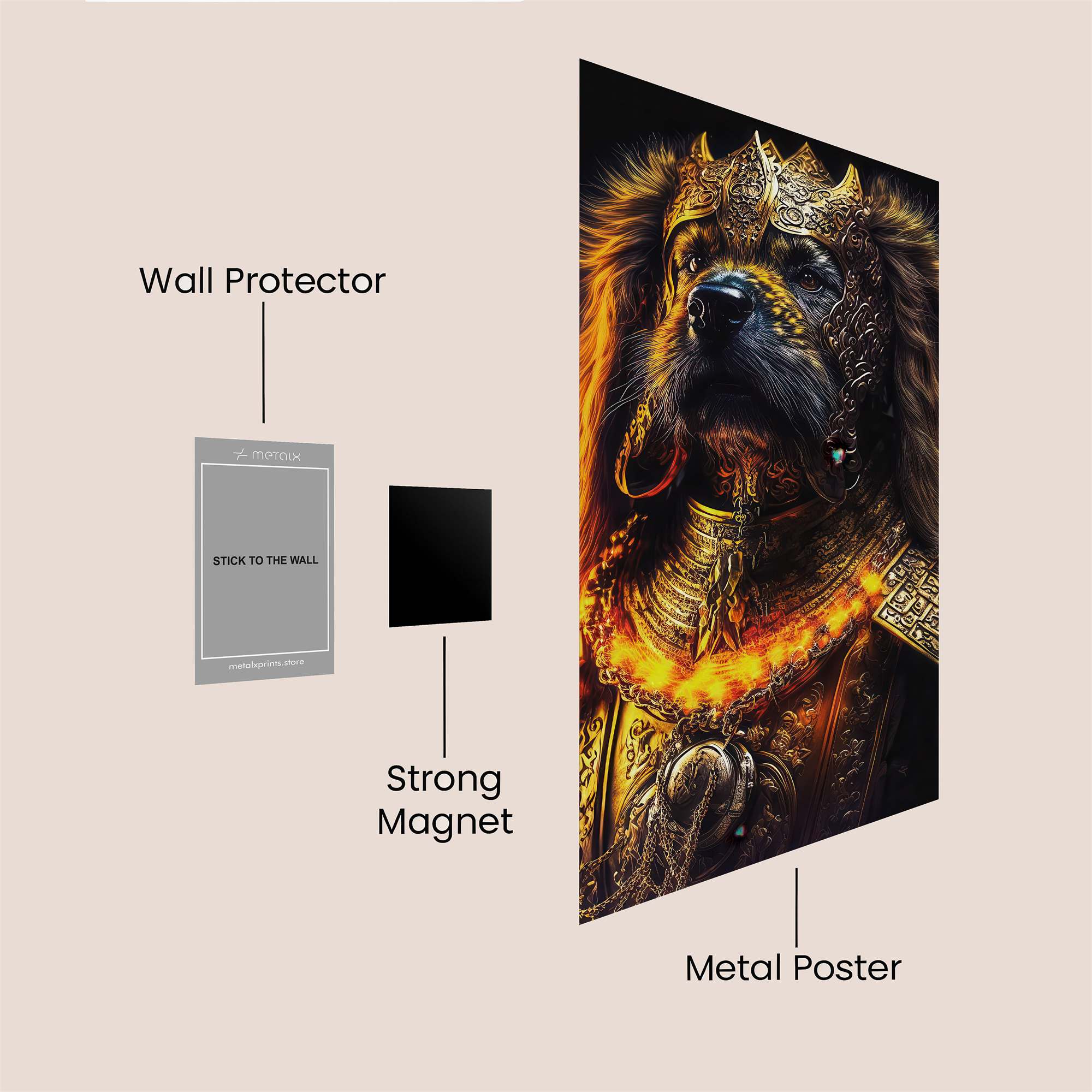 Regal Inferno Safe Wall Magnetic / M