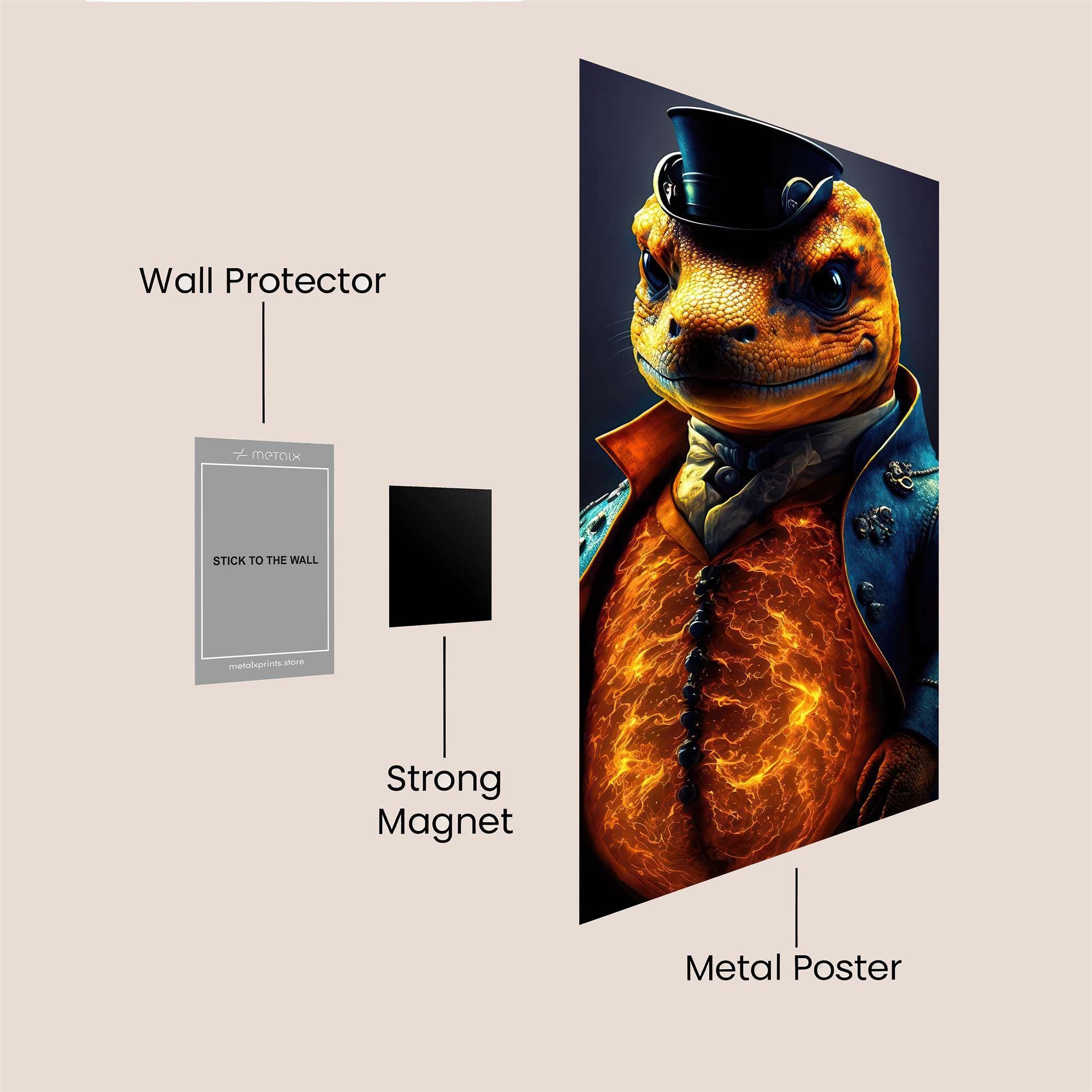 Toad Dapper Safe Wall Magnetic / M