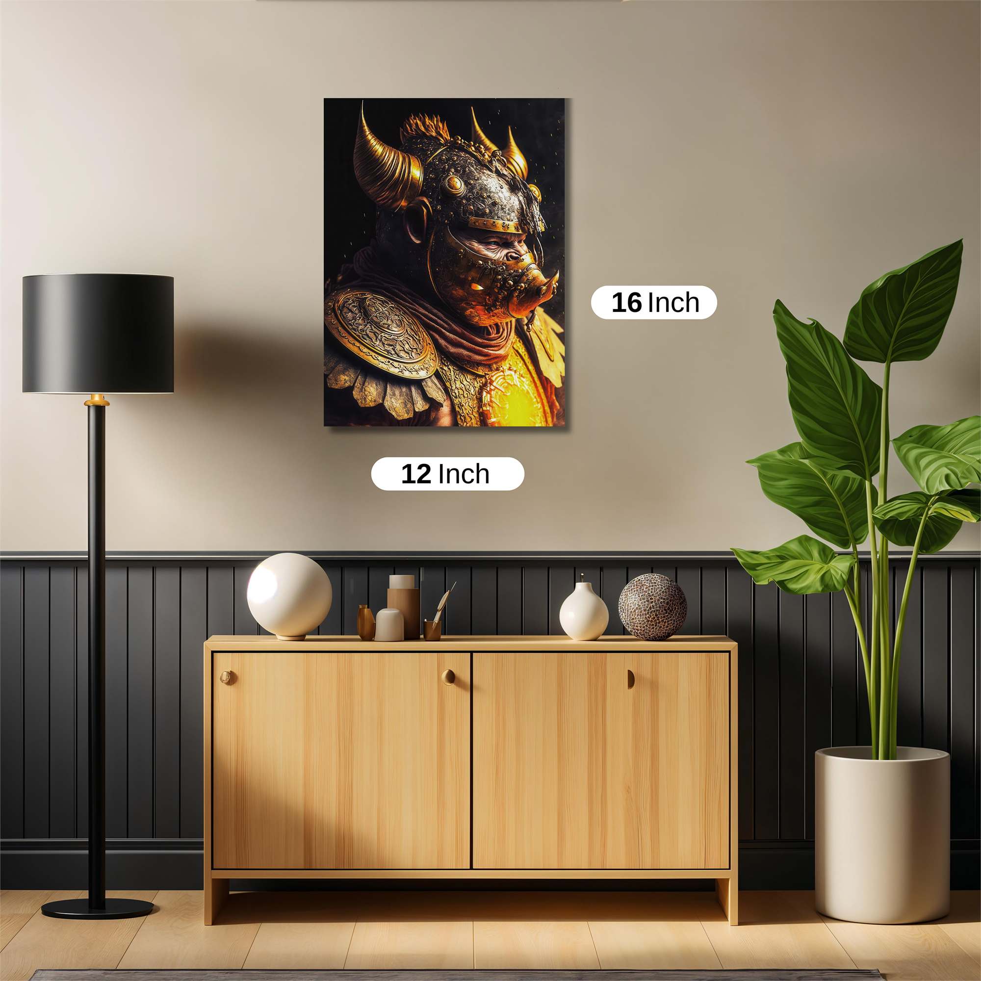 Orc Warrior Safe Wall Magnetic / M