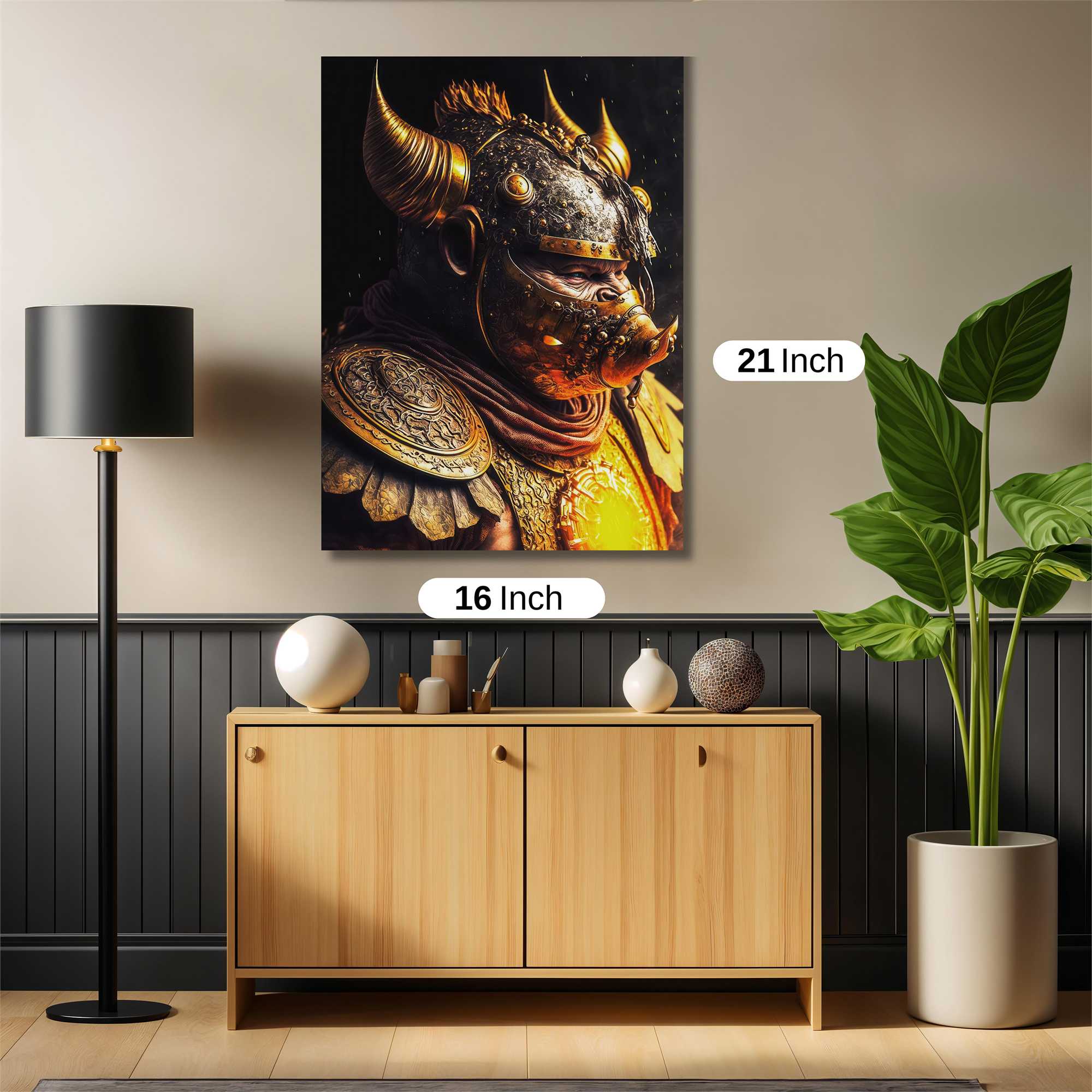 Orc Warrior Safe Wall Magnetic / M
