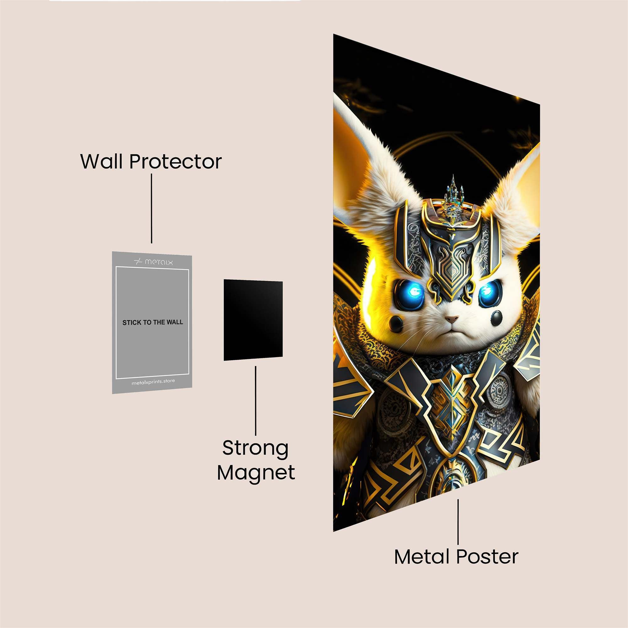 Knightly Valor Safe Wall Magnetic / M