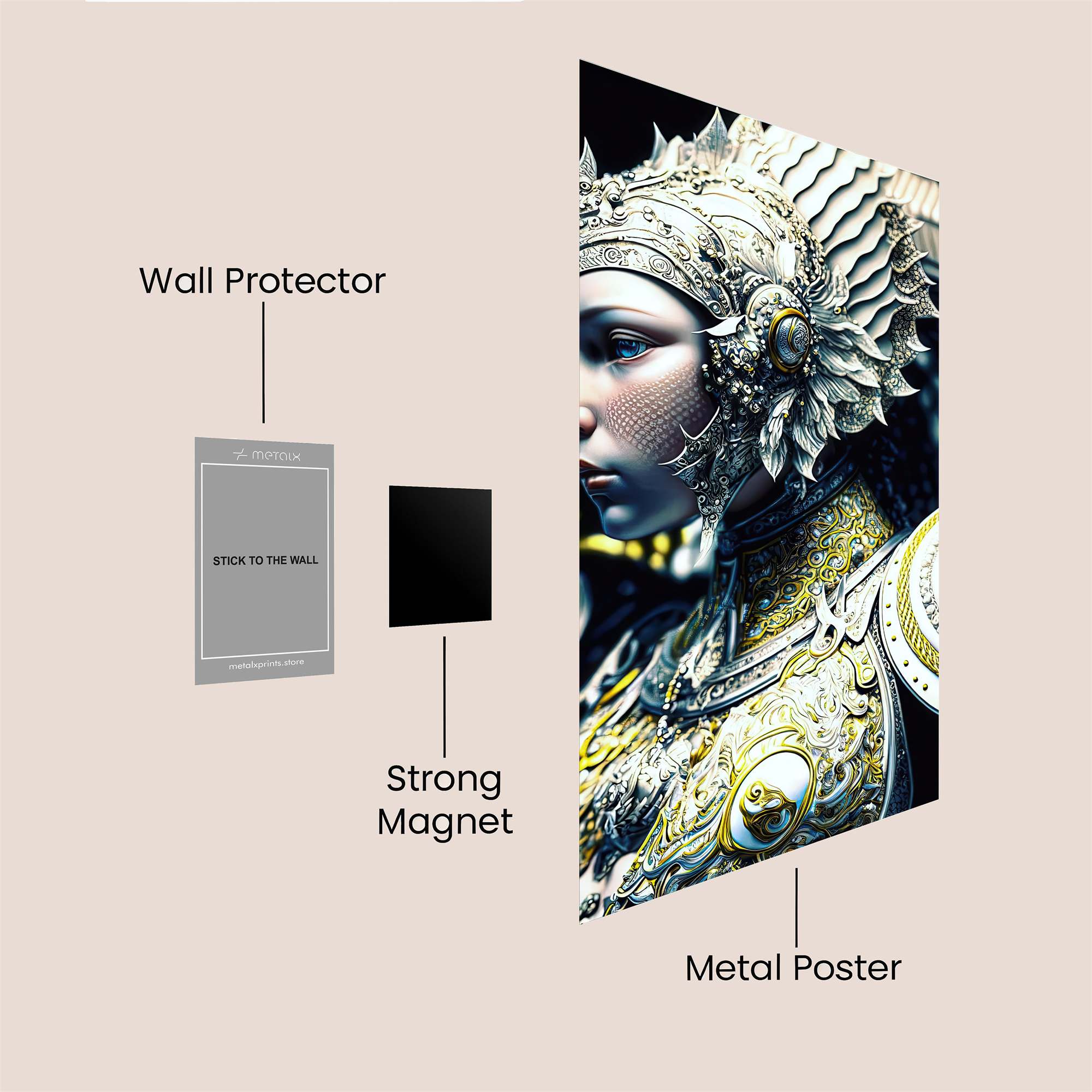 Goddess Regal Safe Wall Magnetic / M