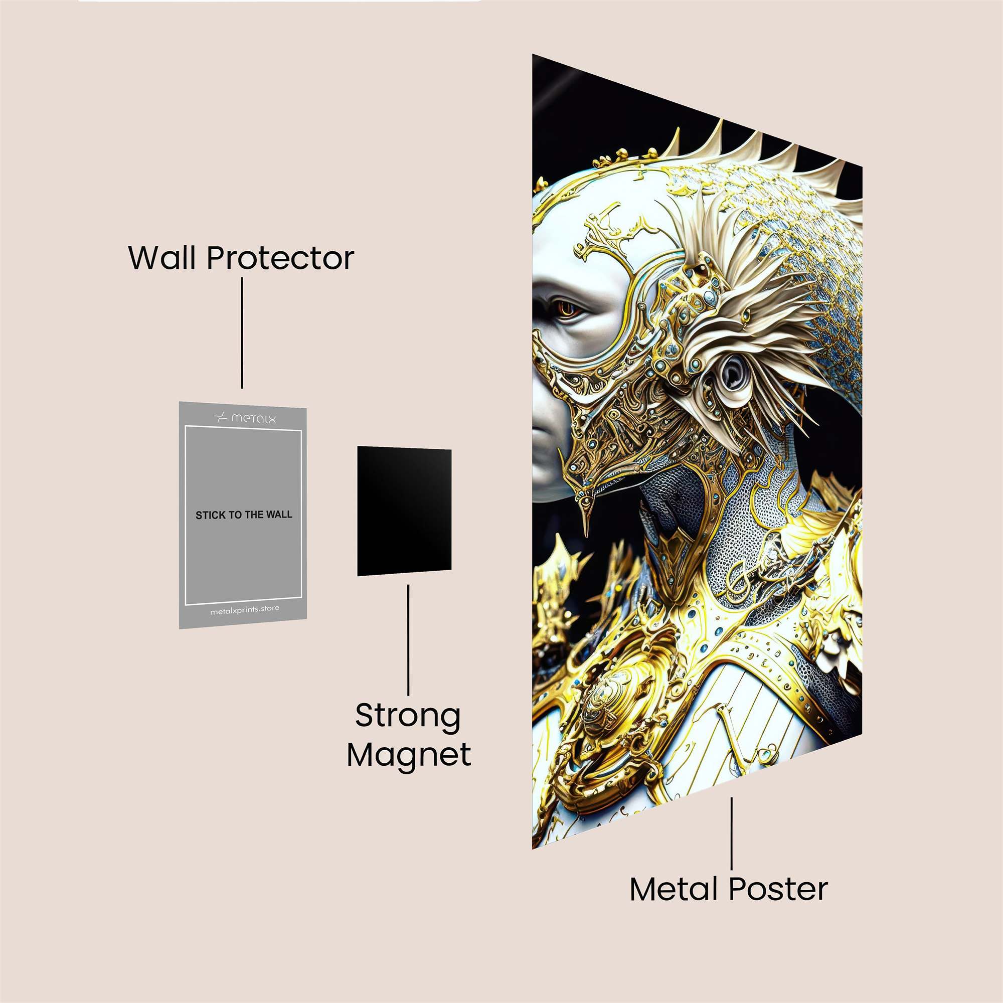 Aquatic Majesty Safe Wall Magnetic / M