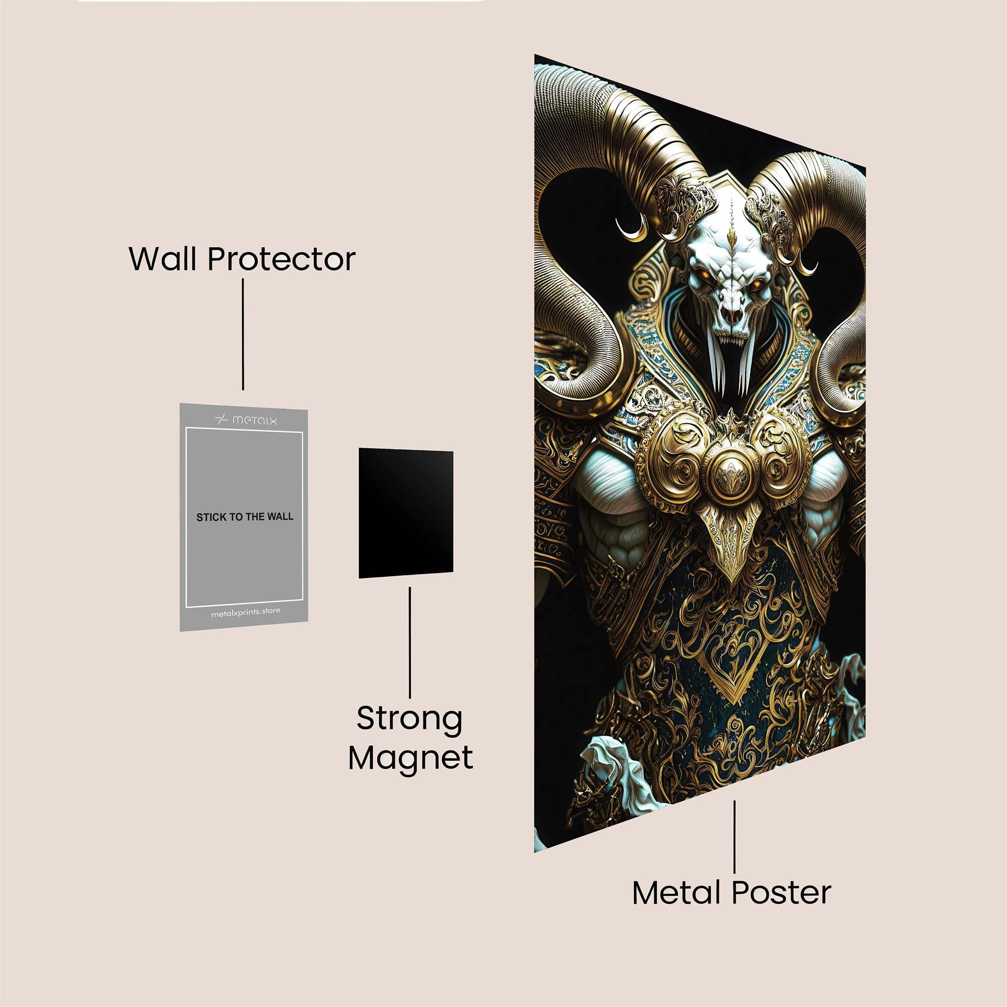 Demon Sovereign Safe Wall Magnetic / M
