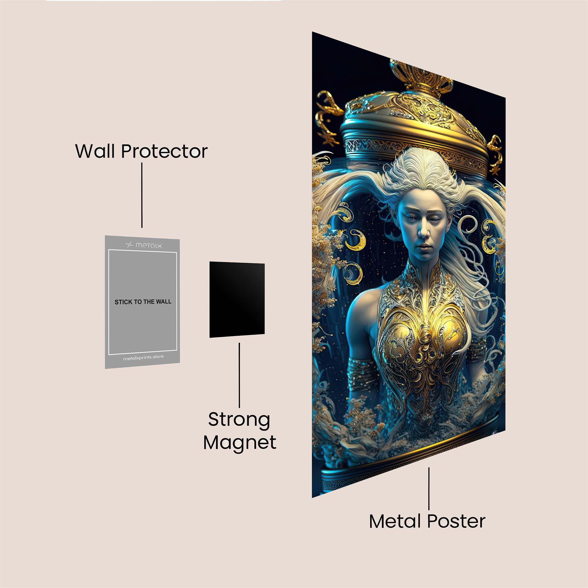 Enchanted Tranquility Safe Wall Magnetic / M