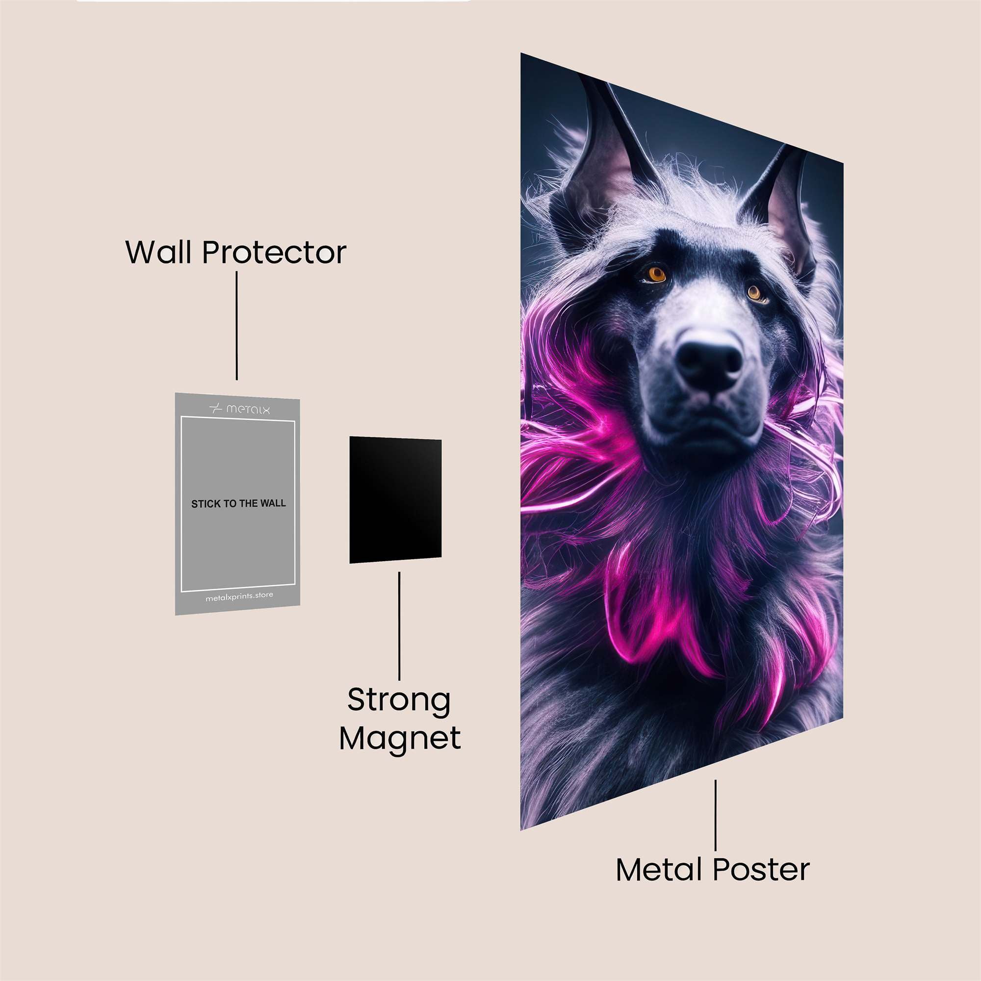 Wolf Enigma Safe Wall Magnetic / M