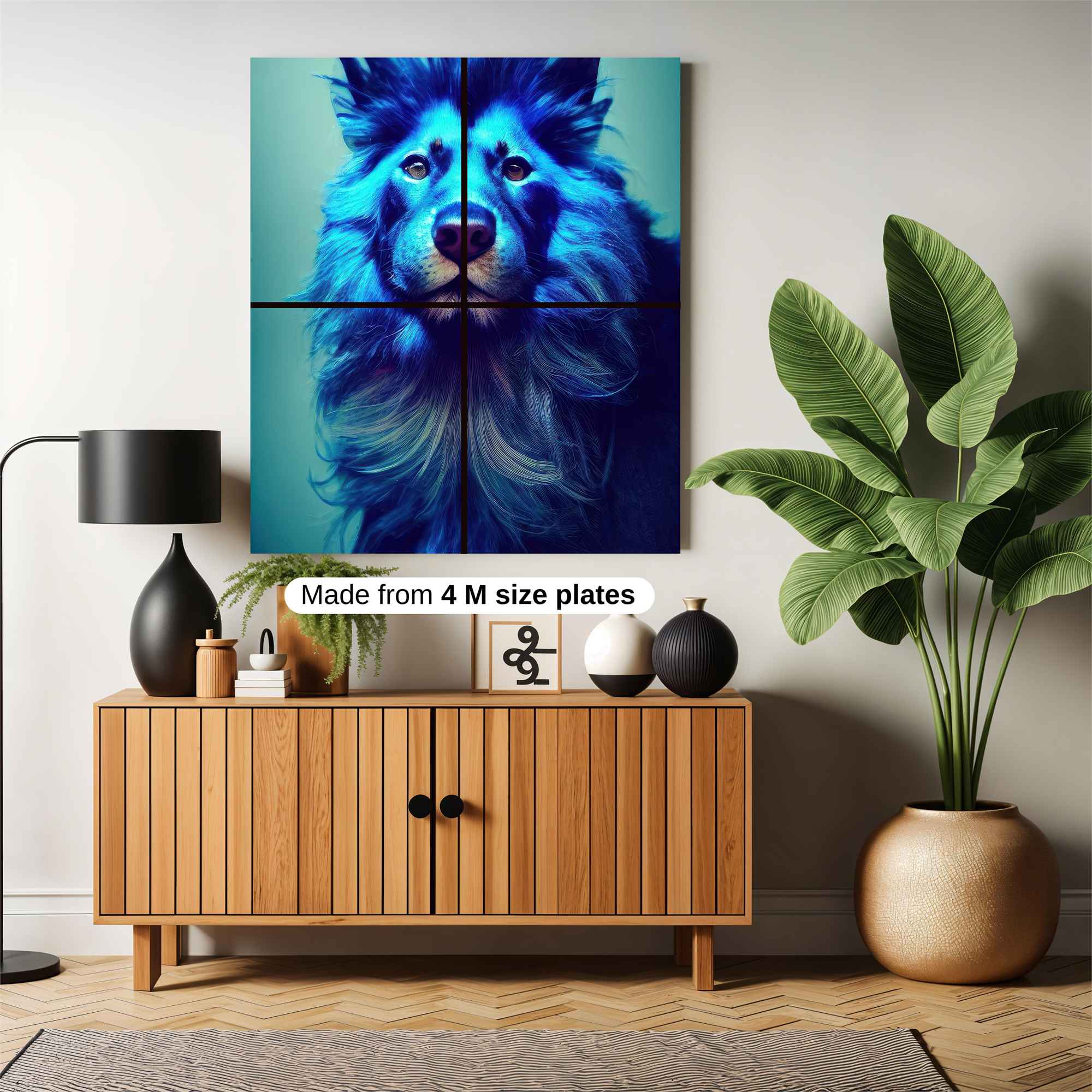 Blue Enigma Safe Wall Magnetic / M