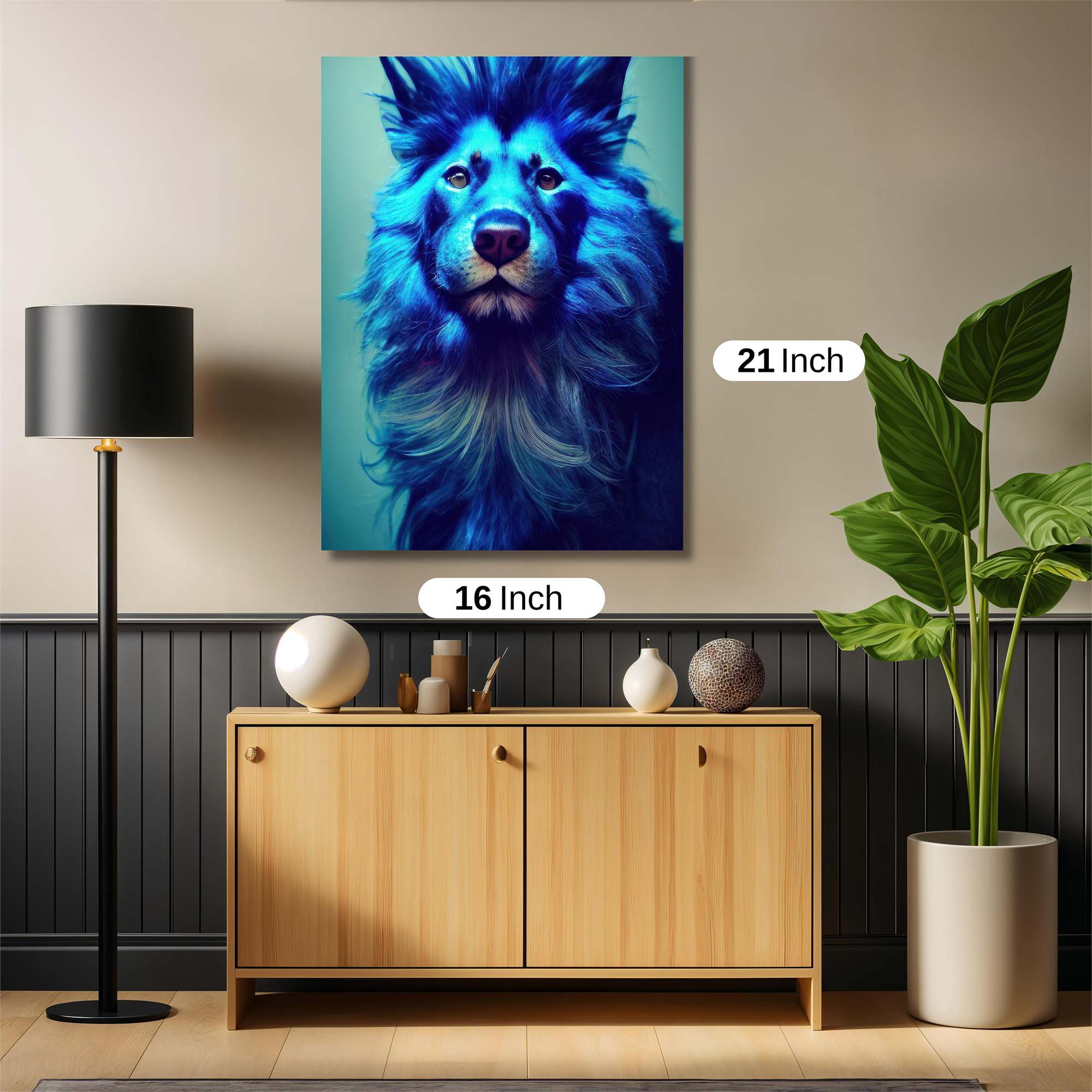 Blue Enigma Safe Wall Magnetic / M