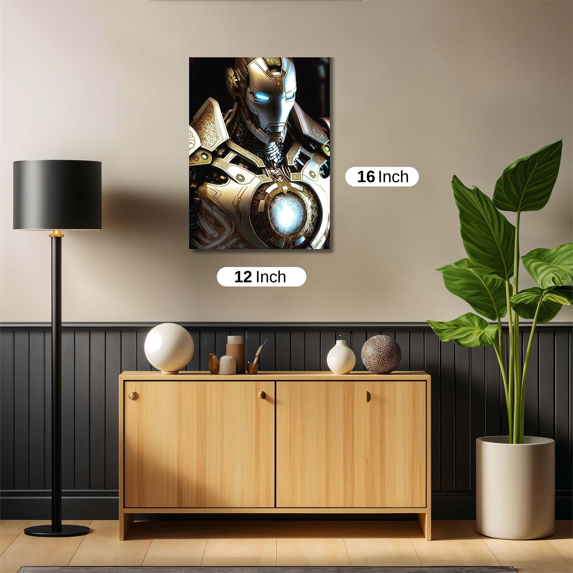 Iron Resplendent Safe Wall Magnetic / M