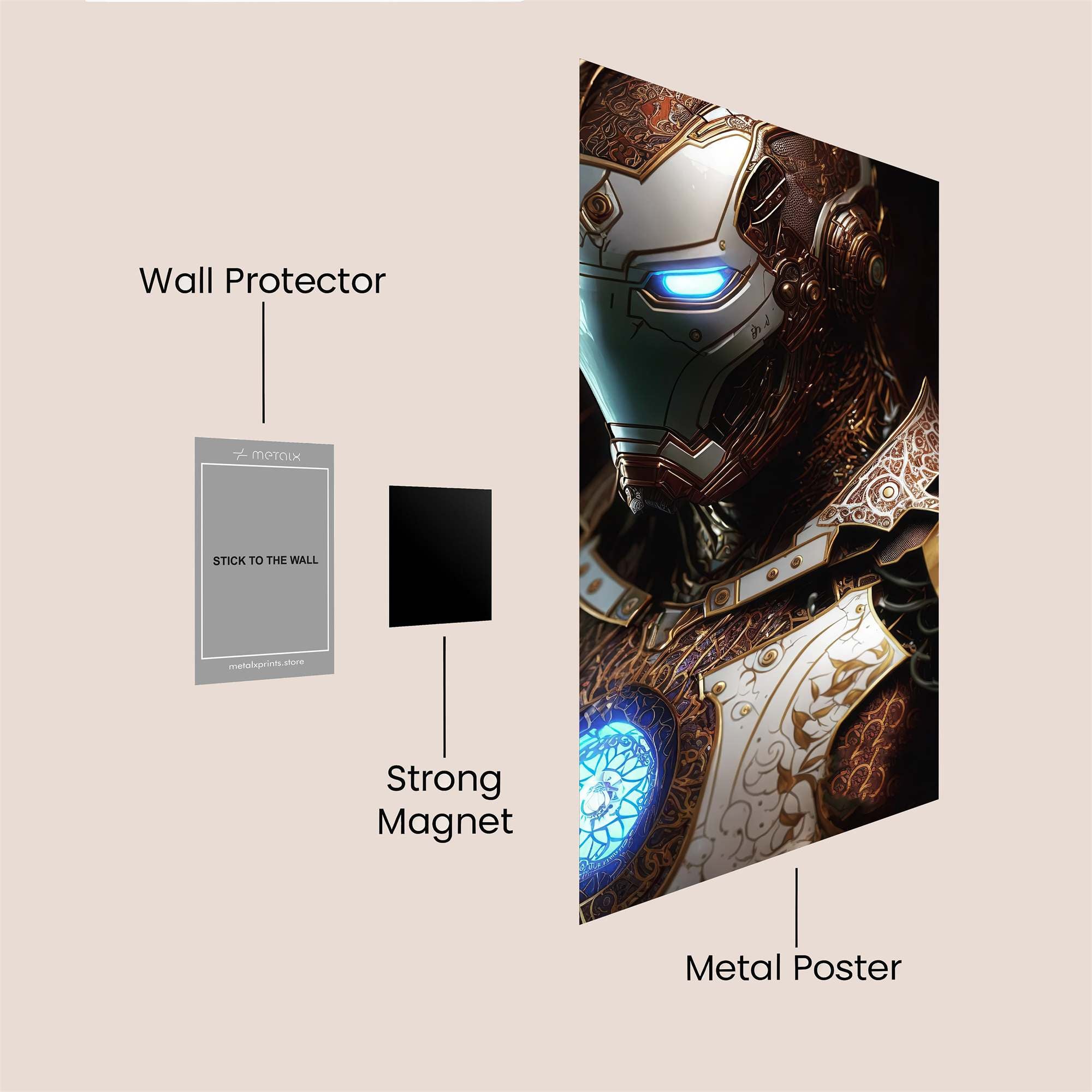 Iron Elegance Safe Wall Magnetic / M