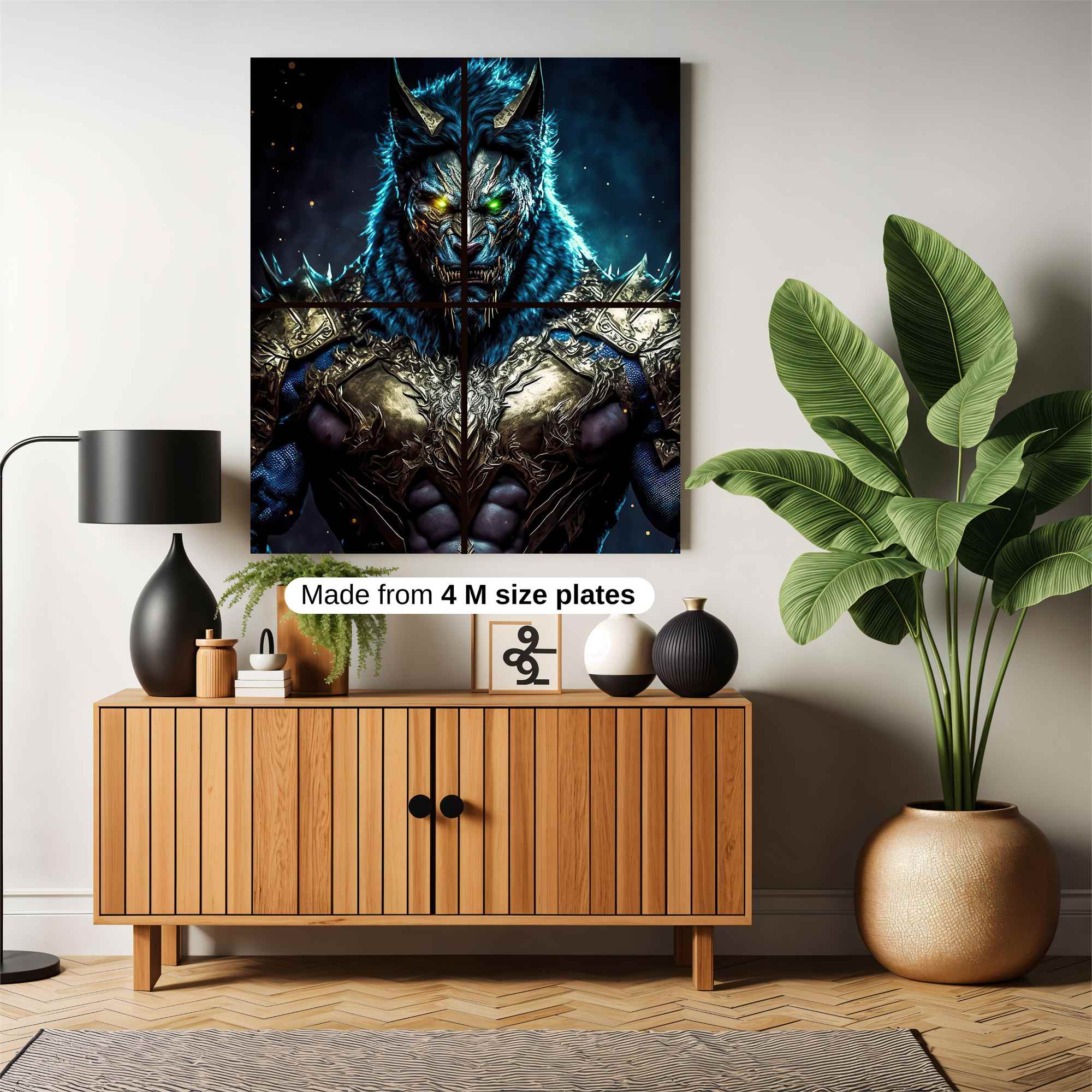 Wolf Majesty Safe Wall Magnetic / M