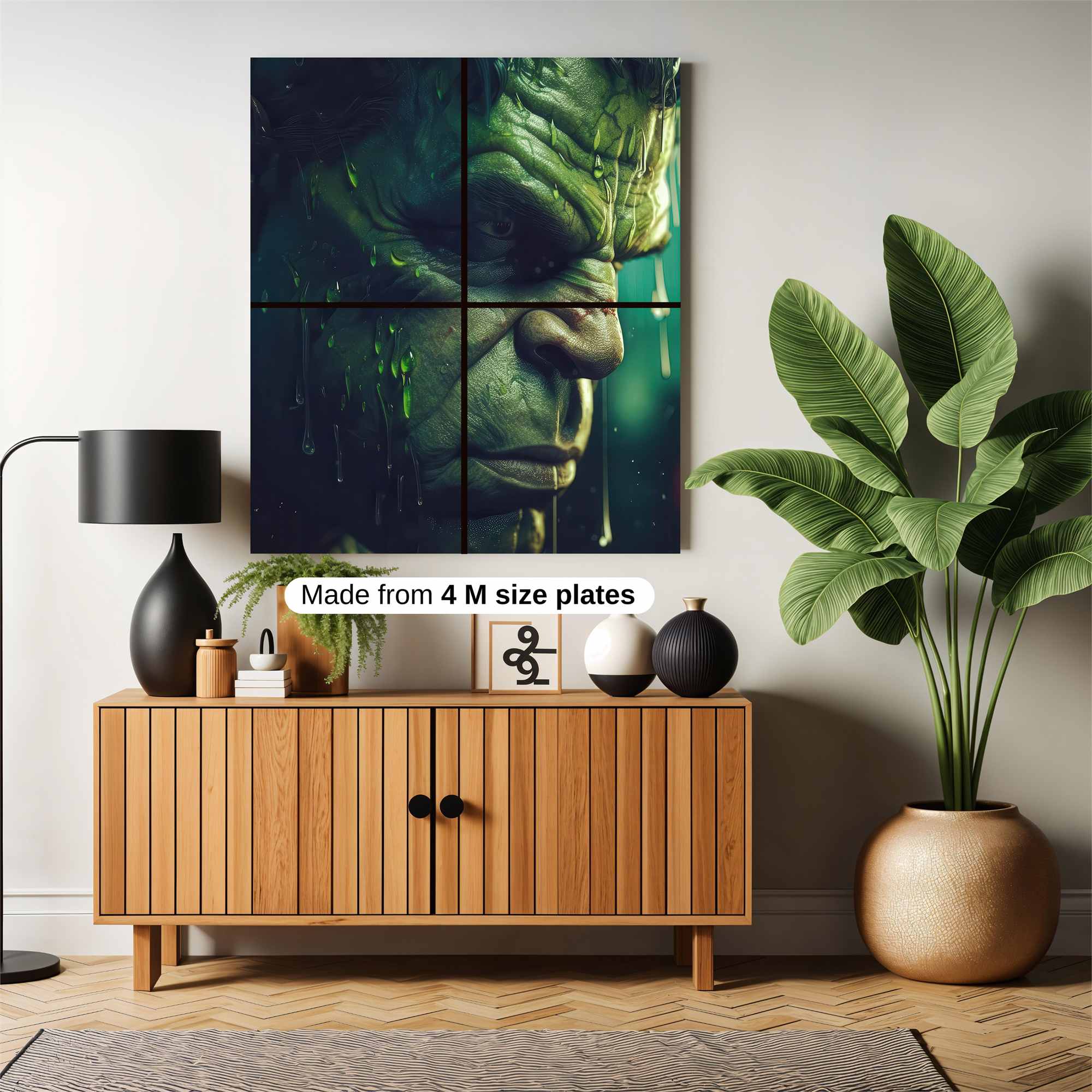 Hulk Somber Safe Wall Magnetic / M