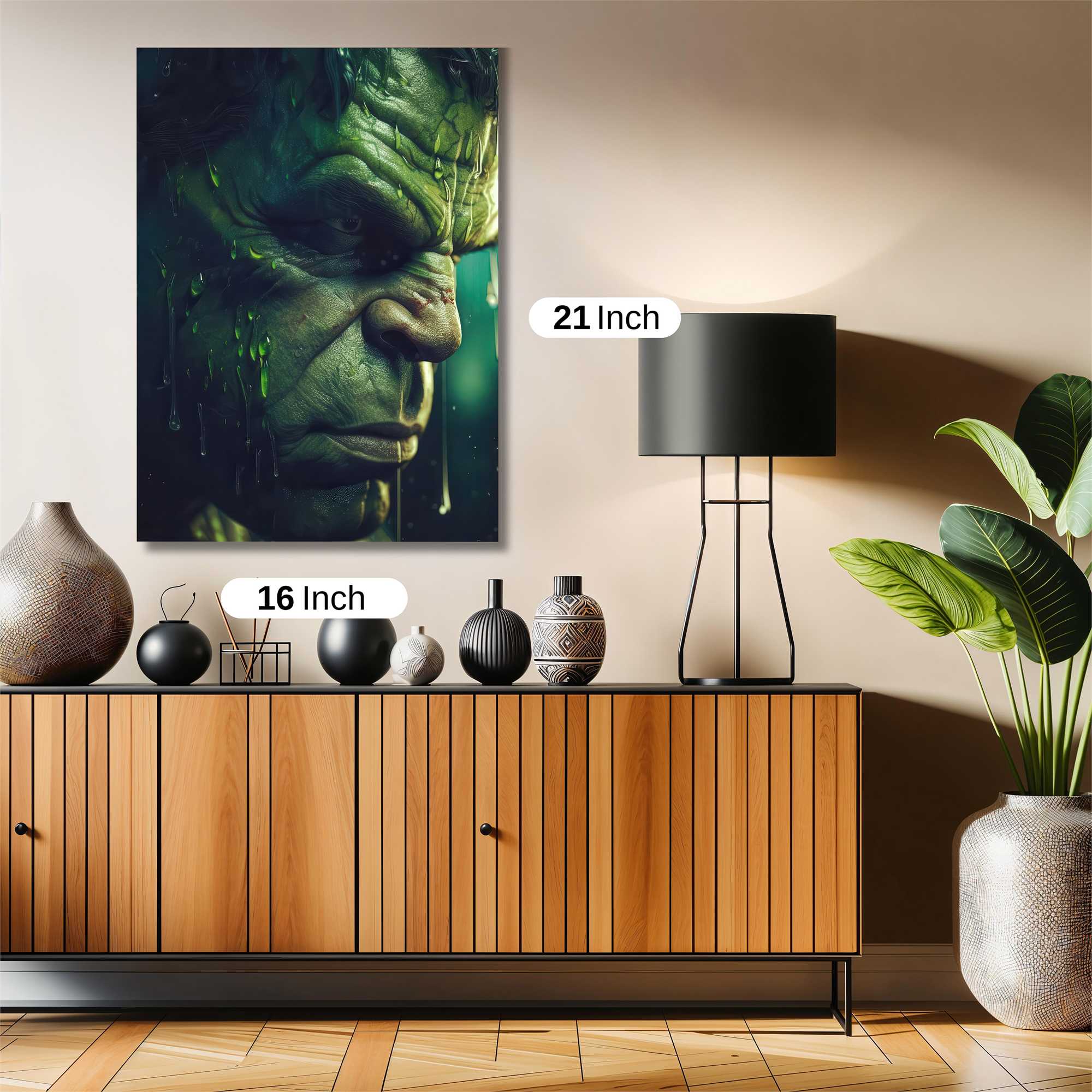 Hulk Somber Safe Wall Magnetic / M