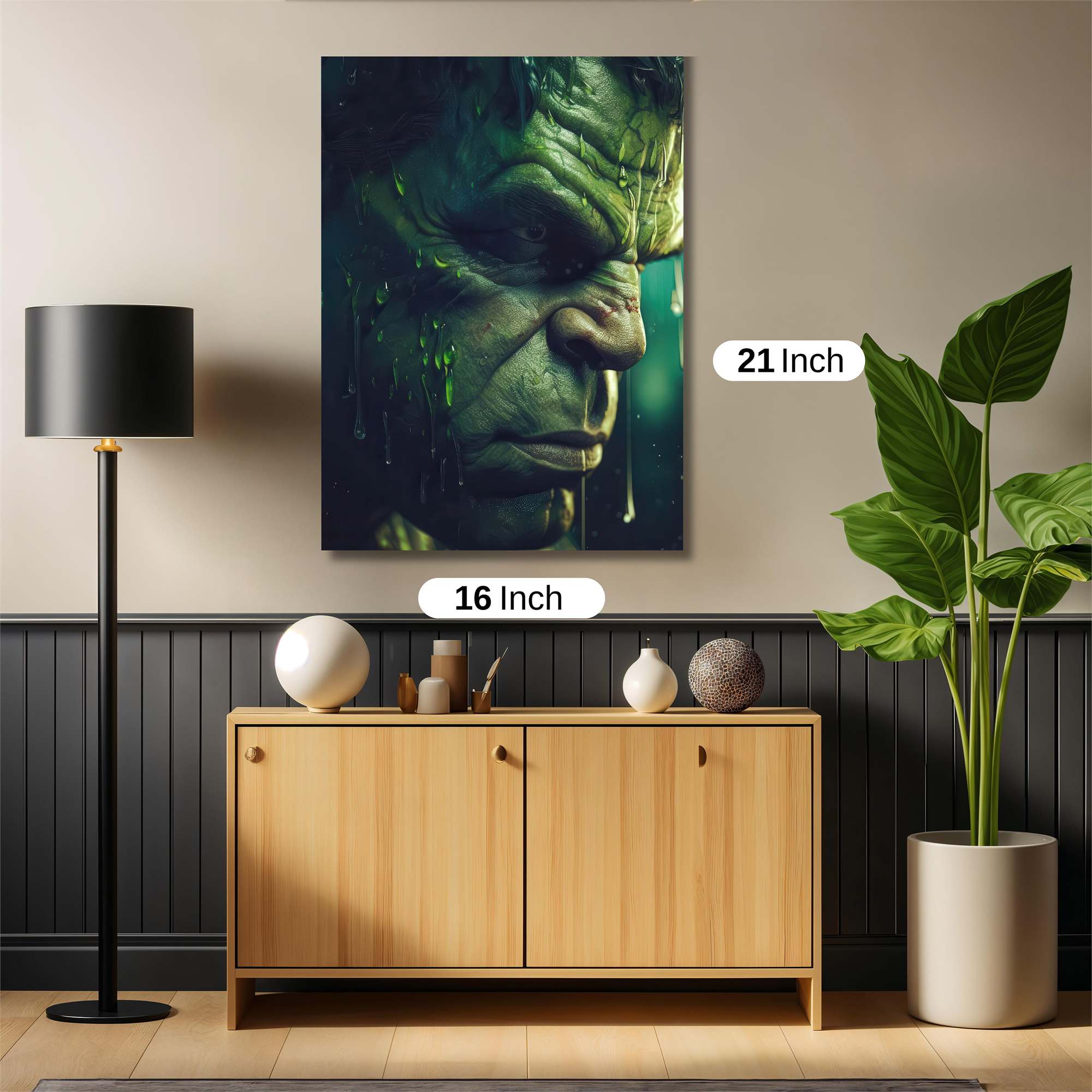 Hulk Somber Safe Wall Magnetic / M