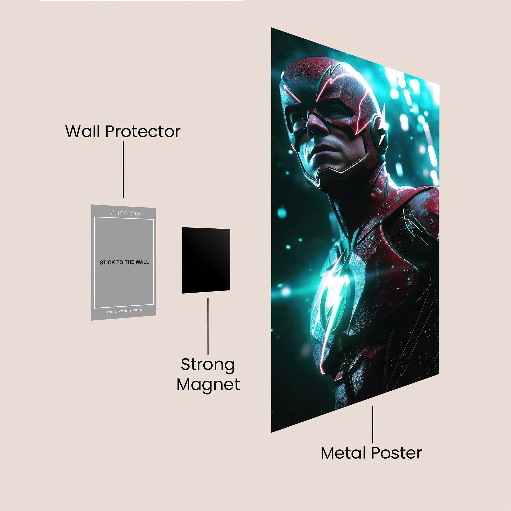 Flash Radiant Safe Wall Magnetic / M