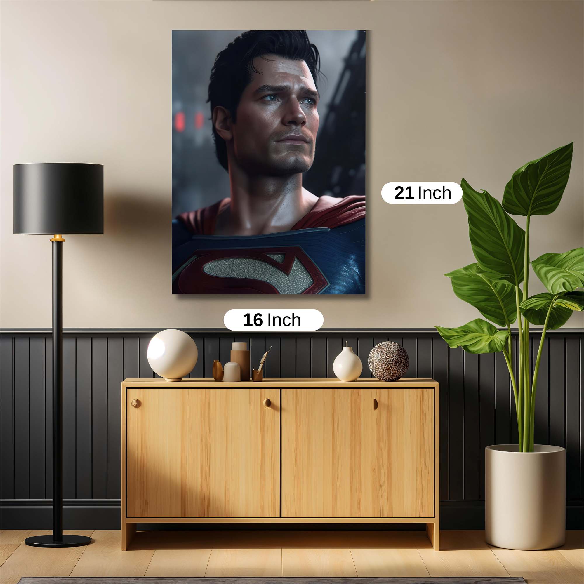 Superman Resolute Safe Wall Magnetic / M