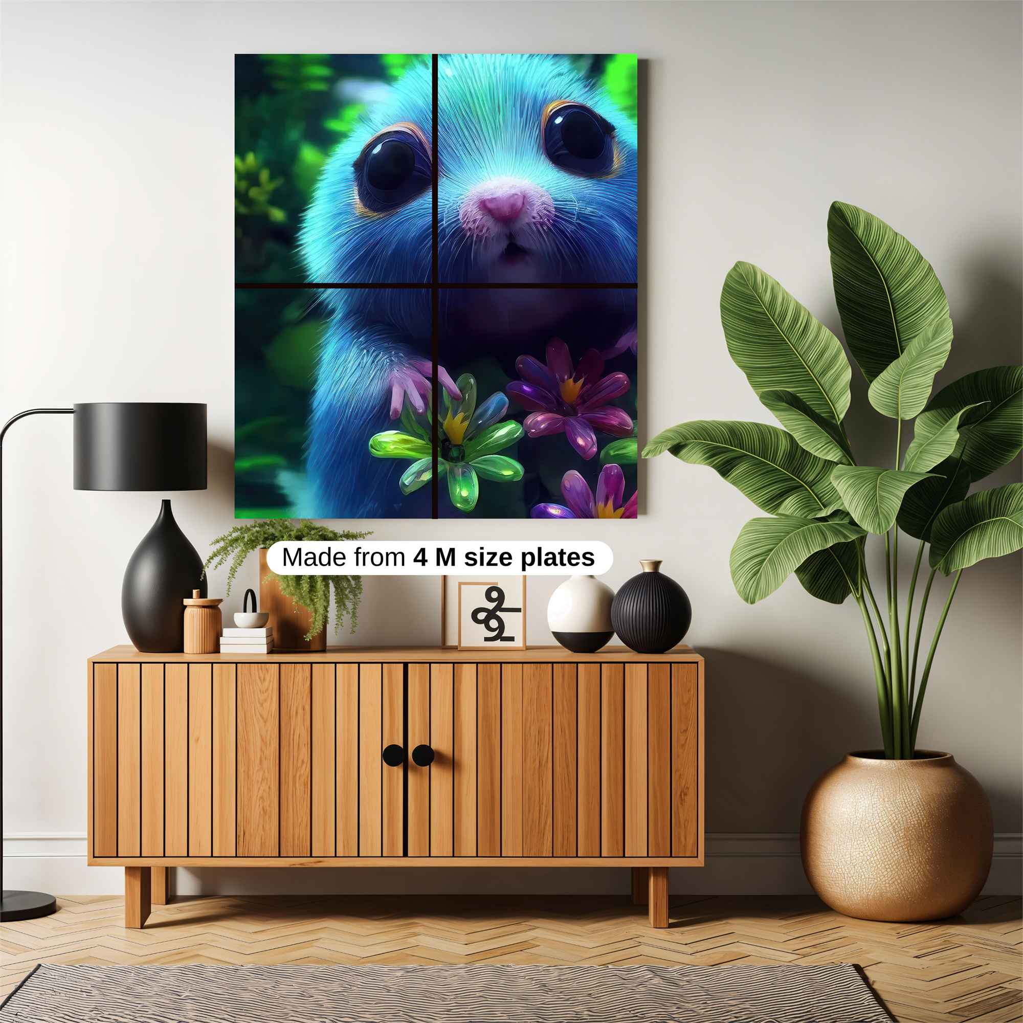 Blue Bliss Safe Wall Magnetic / M