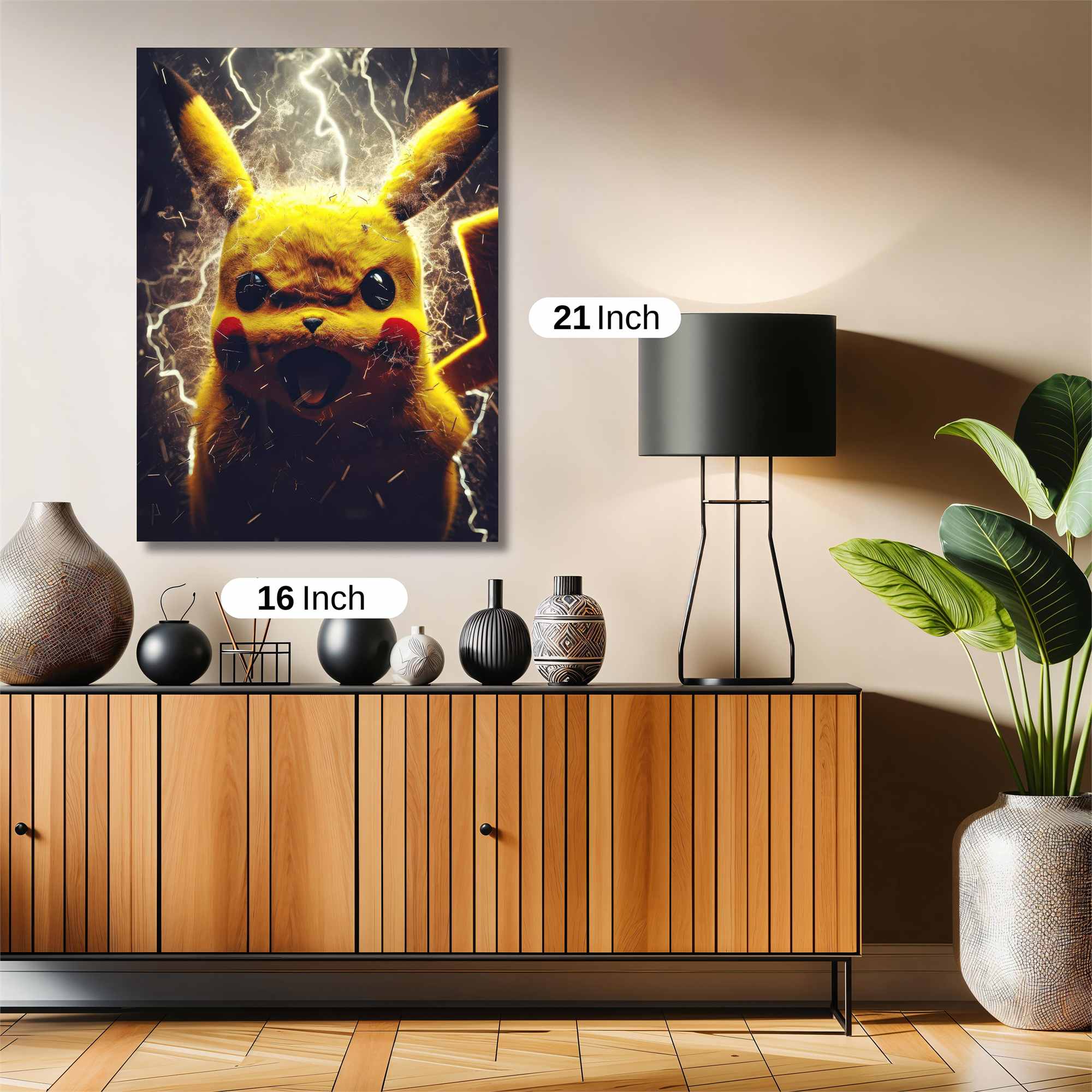 Pikachu Thunder Safe Wall Magnetic / M