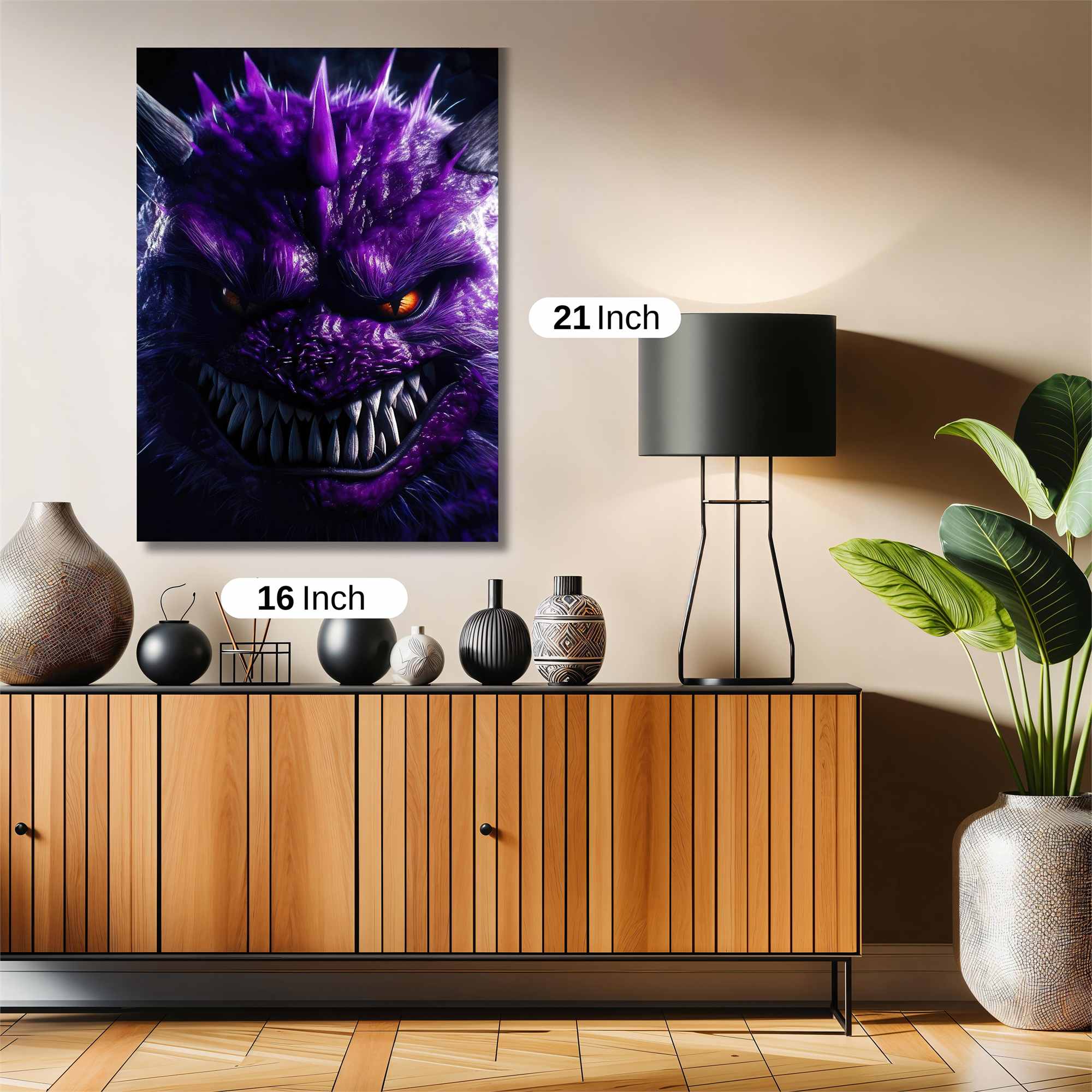 Purple Menace Safe Wall Magnetic / M