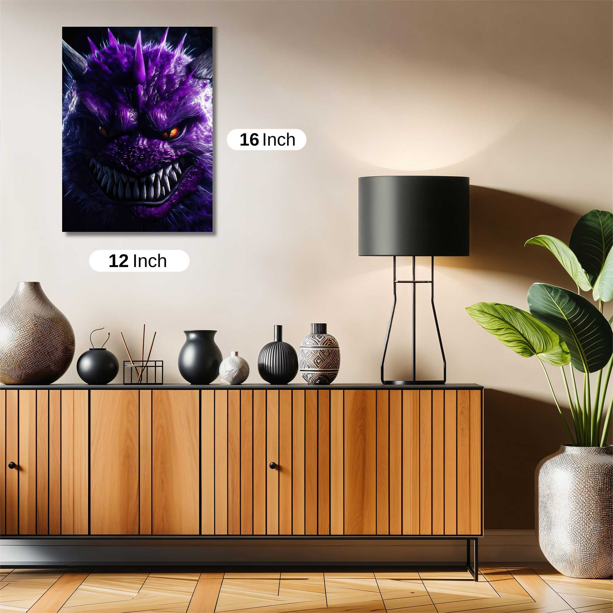 Purple Menace Safe Wall Magnetic / M