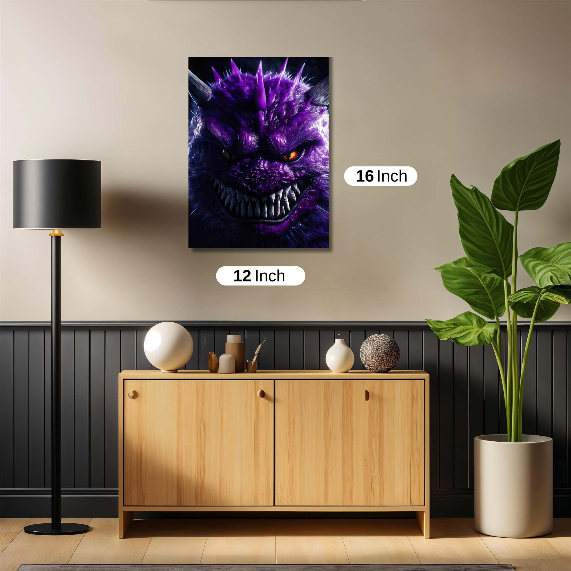 Purple Menace Safe Wall Magnetic / M