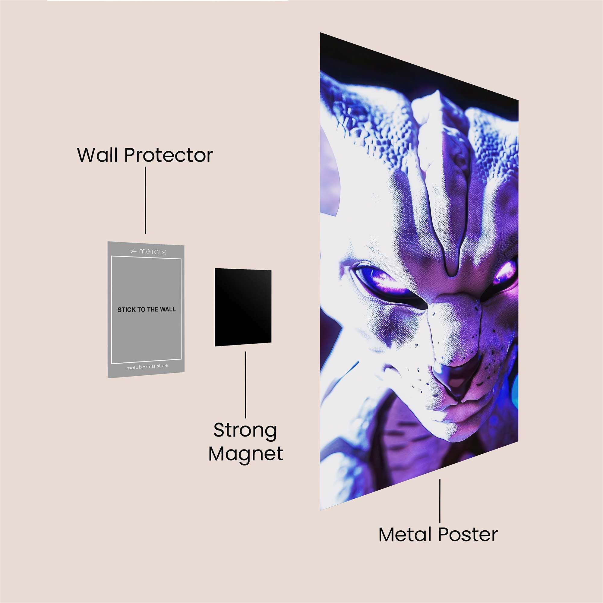 Frieza Fierce Safe Wall Magnetic / M