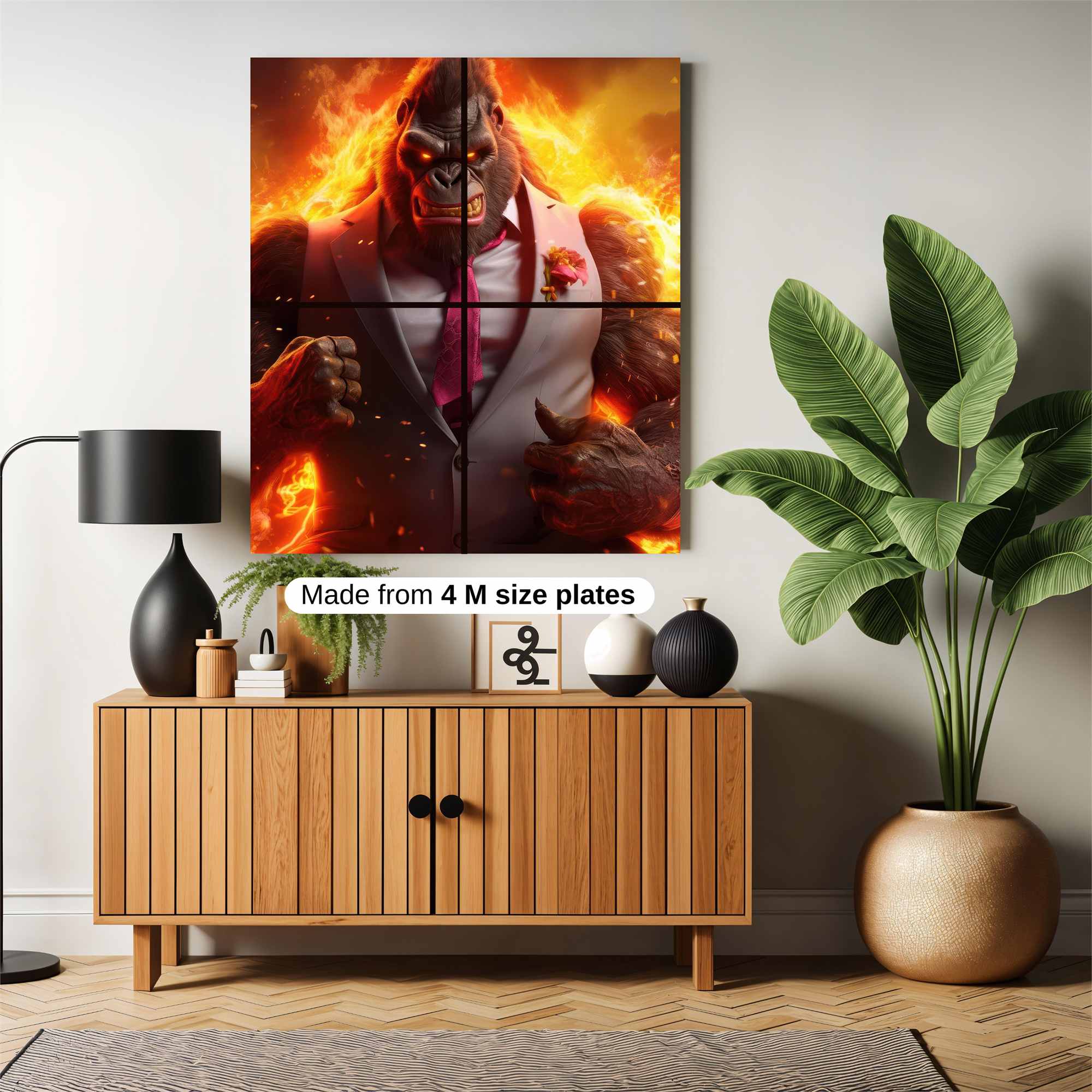 Gorilla Inferno Safe Wall Magnetic / M
