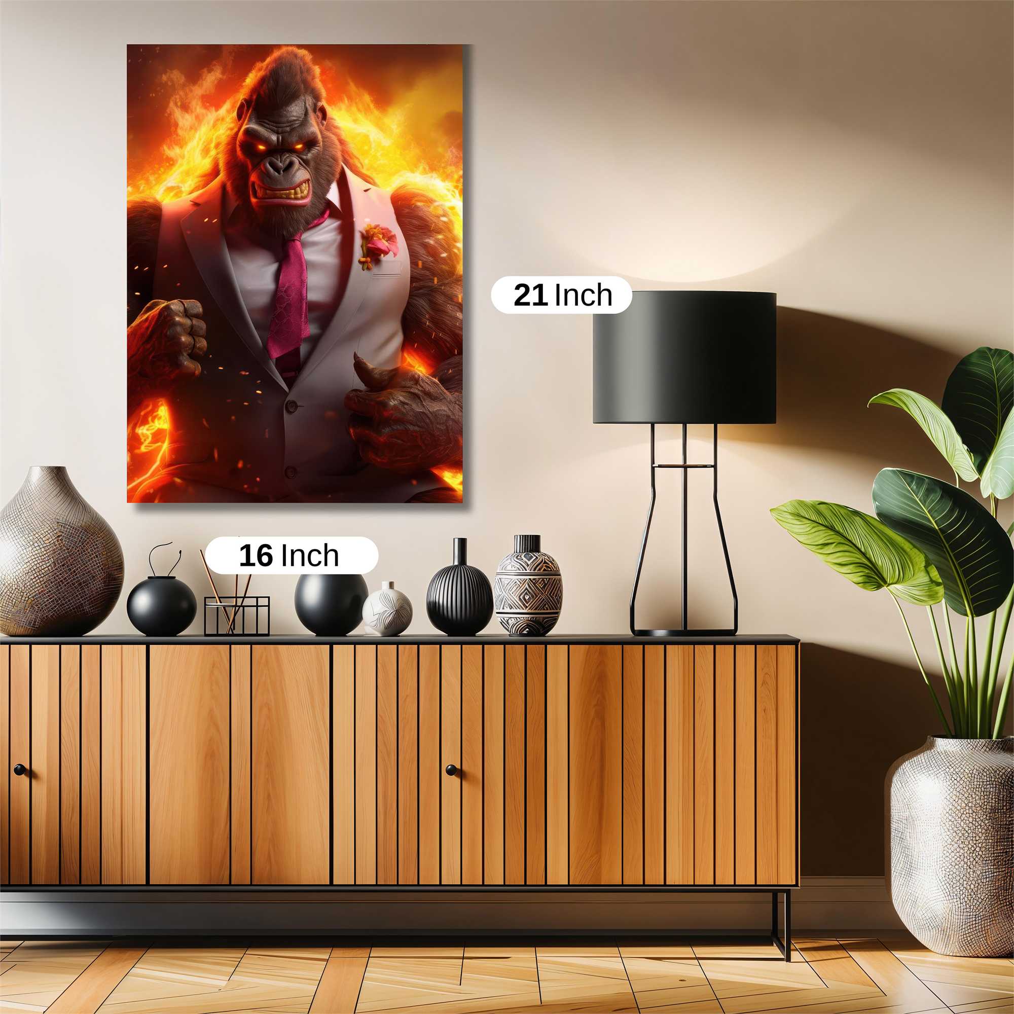 Gorilla Inferno Safe Wall Magnetic / M
