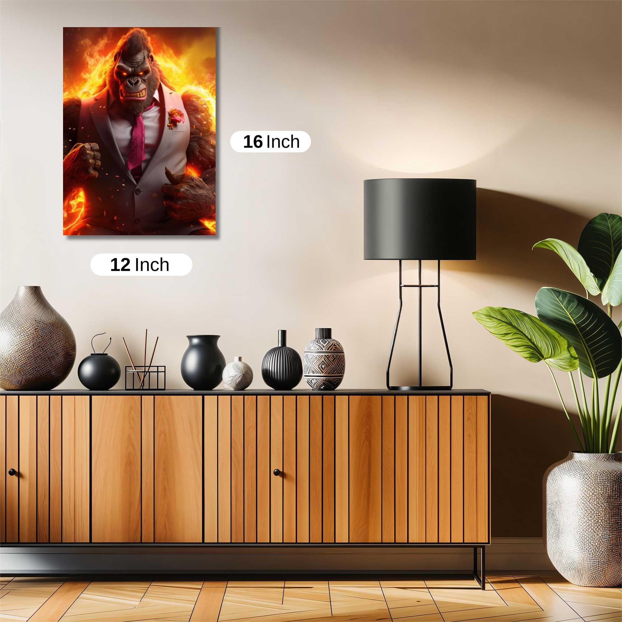 Gorilla Inferno Safe Wall Magnetic / M