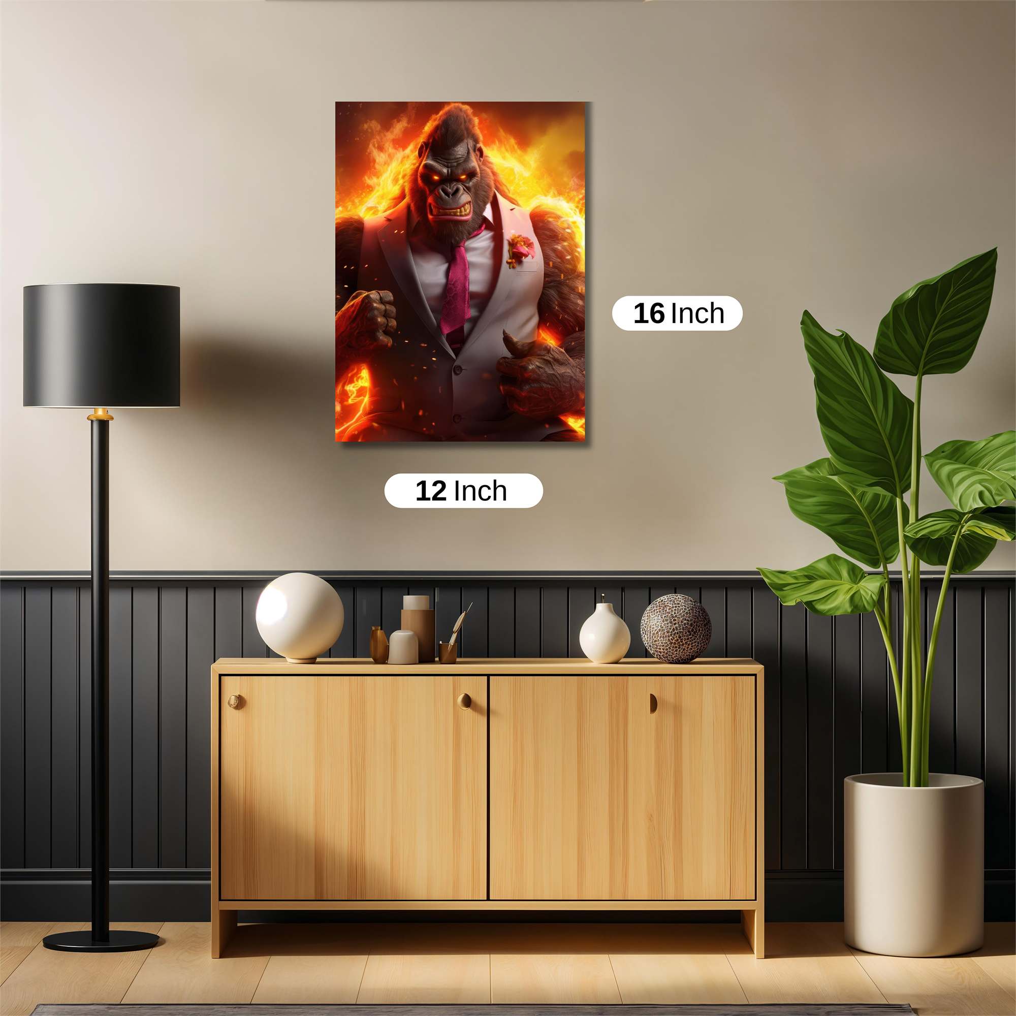 Gorilla Inferno Safe Wall Magnetic / M