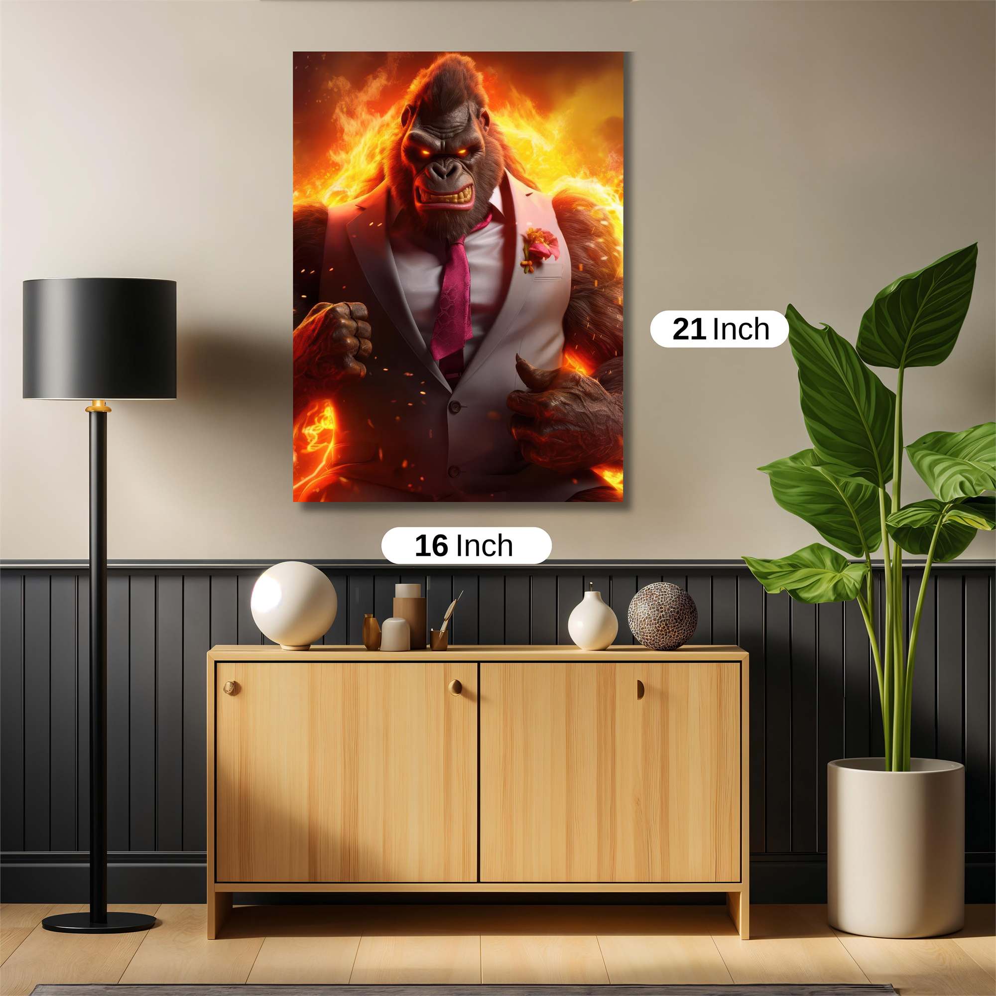 Gorilla Inferno Safe Wall Magnetic / M