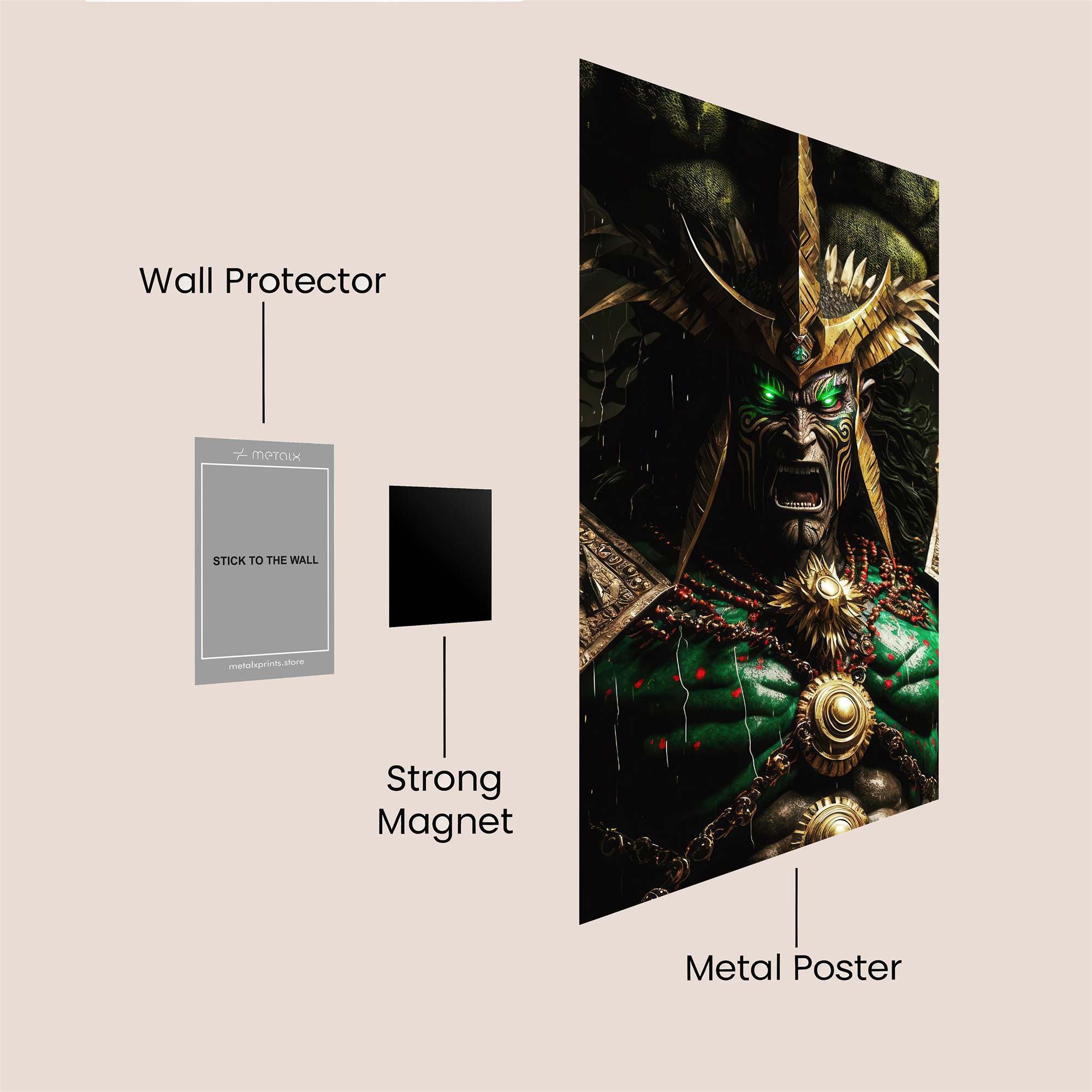 ShaoKahn Fierce Safe Wall Magnetic / M