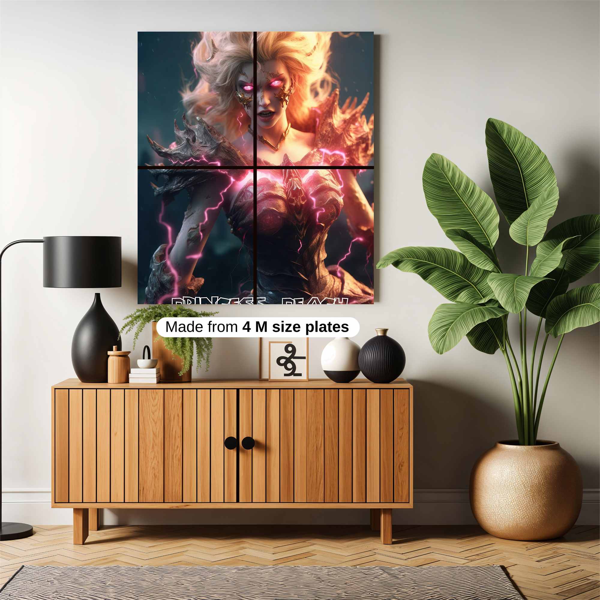 Peach Enraged Safe Wall Magnetic / M