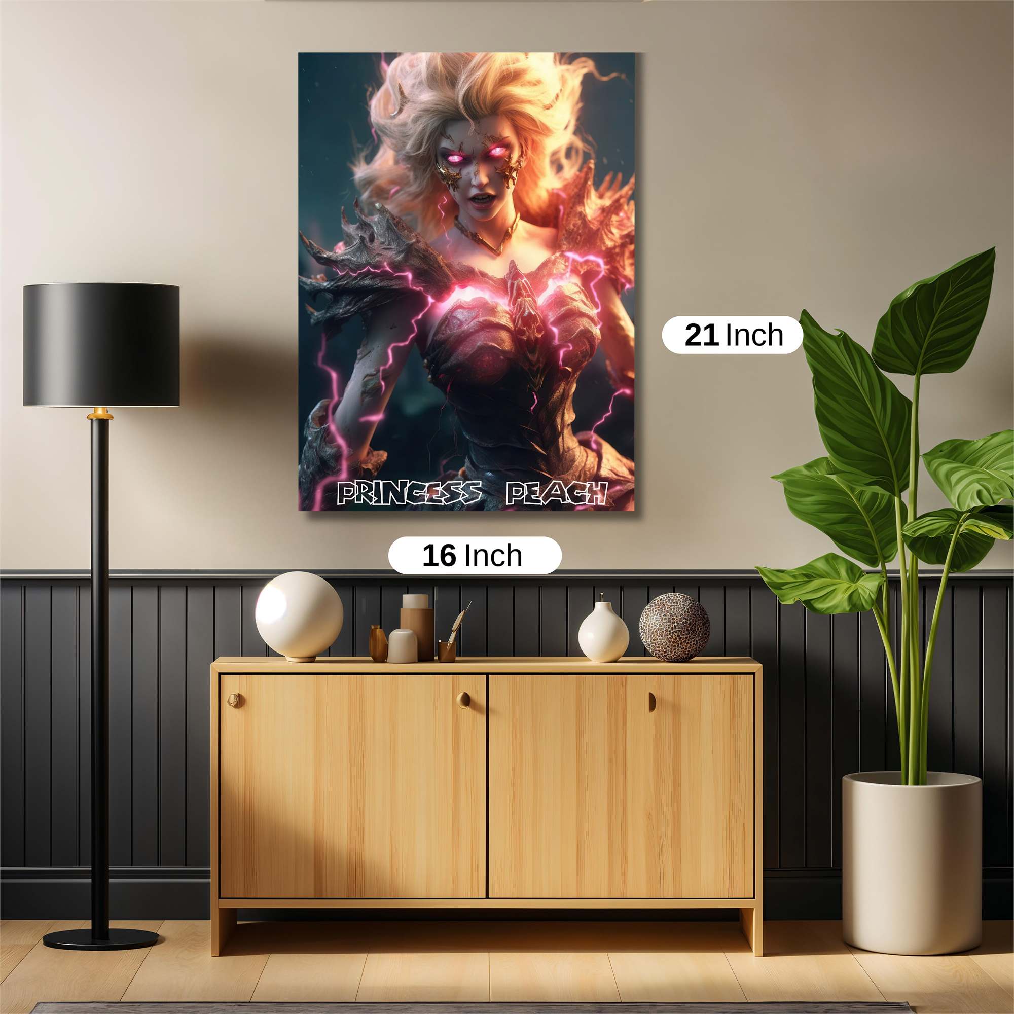 Peach Enraged Safe Wall Magnetic / M