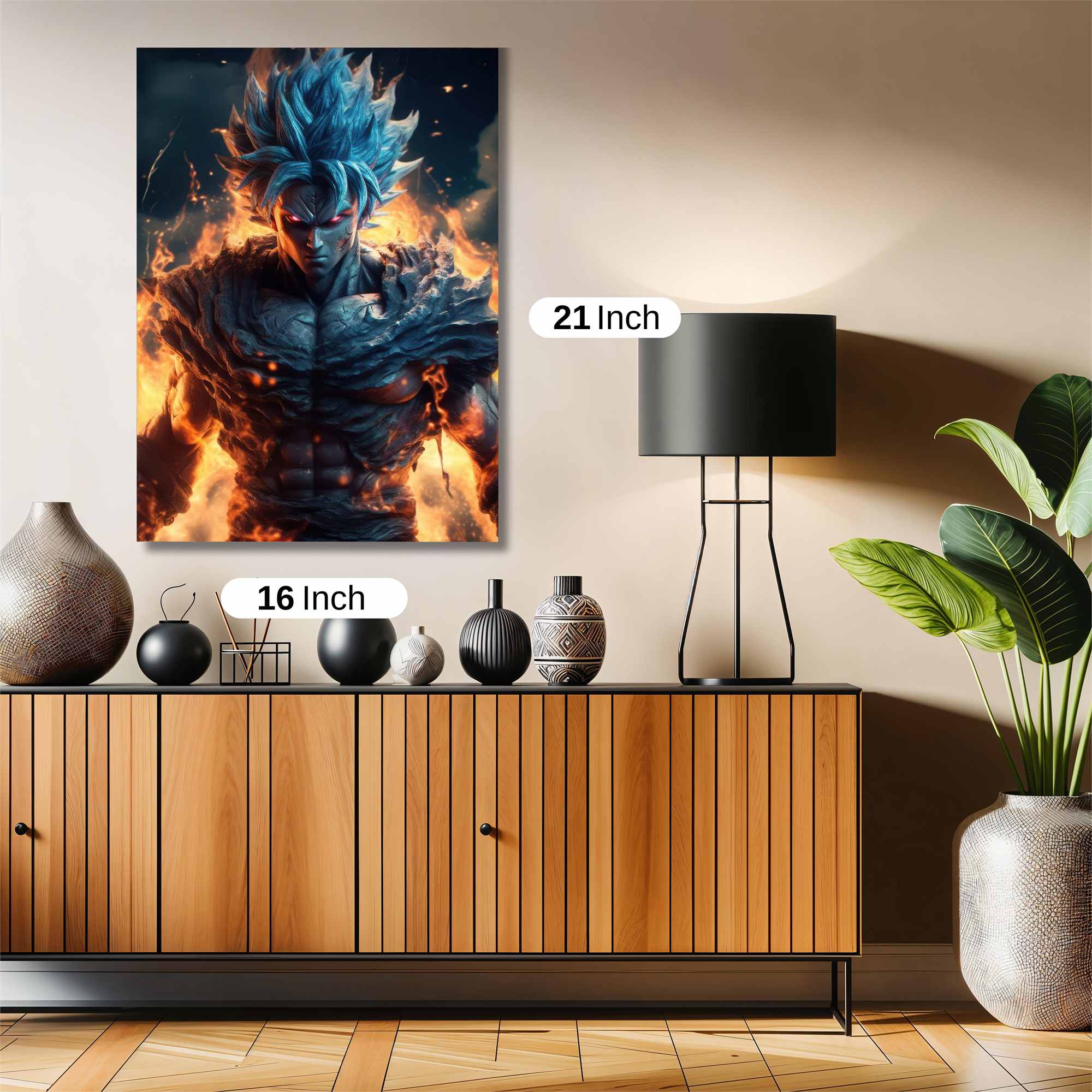 Goku Inferno Safe Wall Magnetic / M