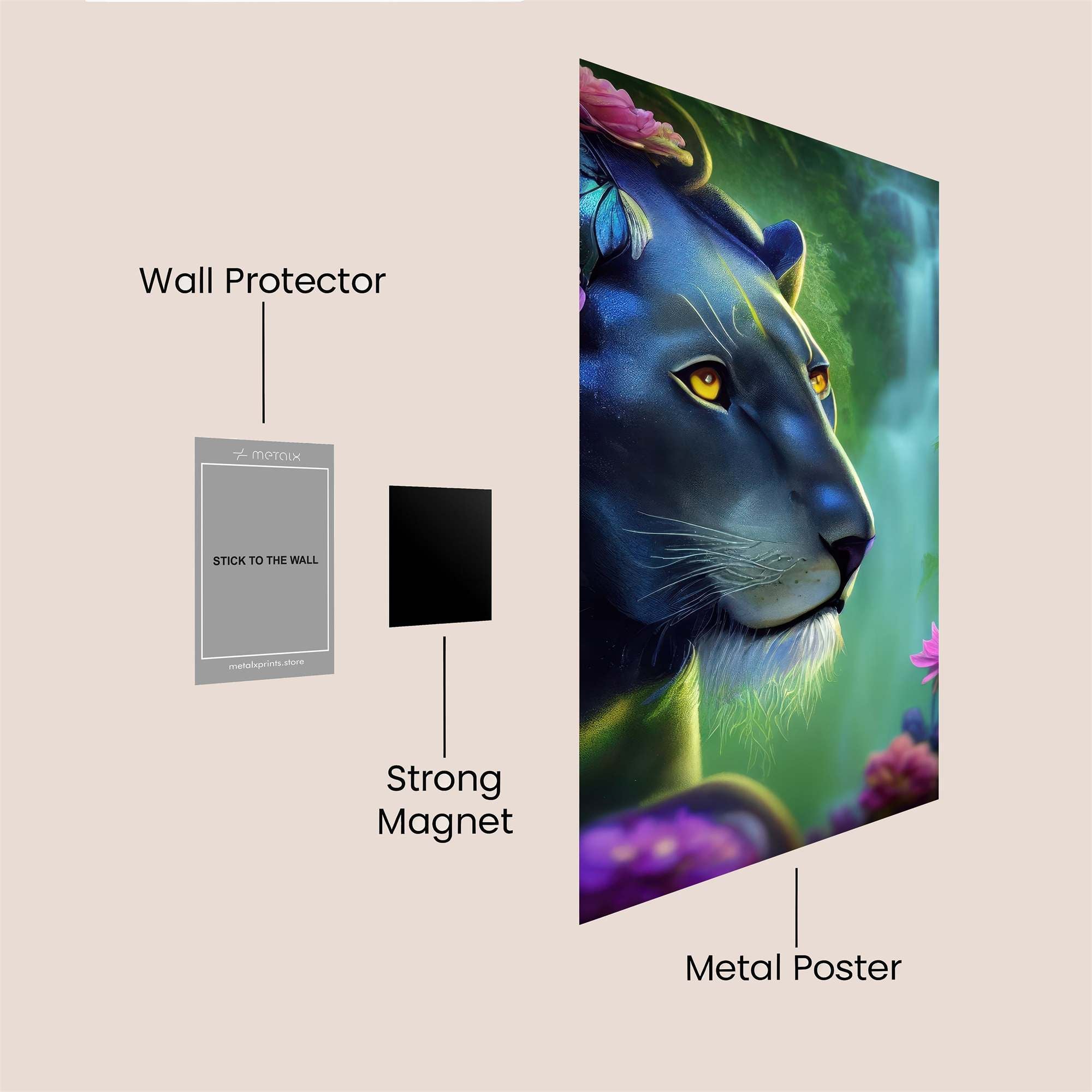 Panther Serenity Safe Wall Magnetic / M
